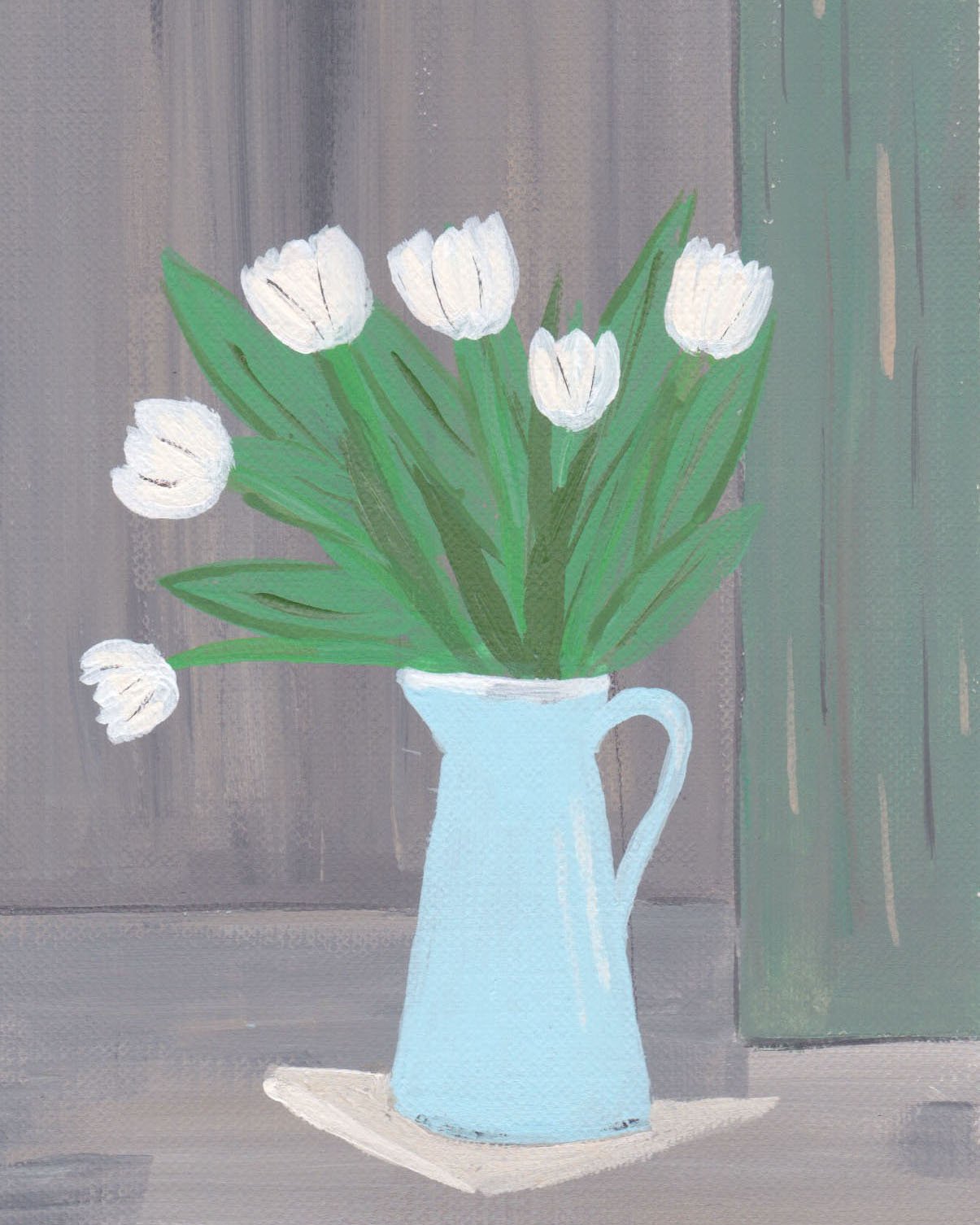 WHITE TULIPS