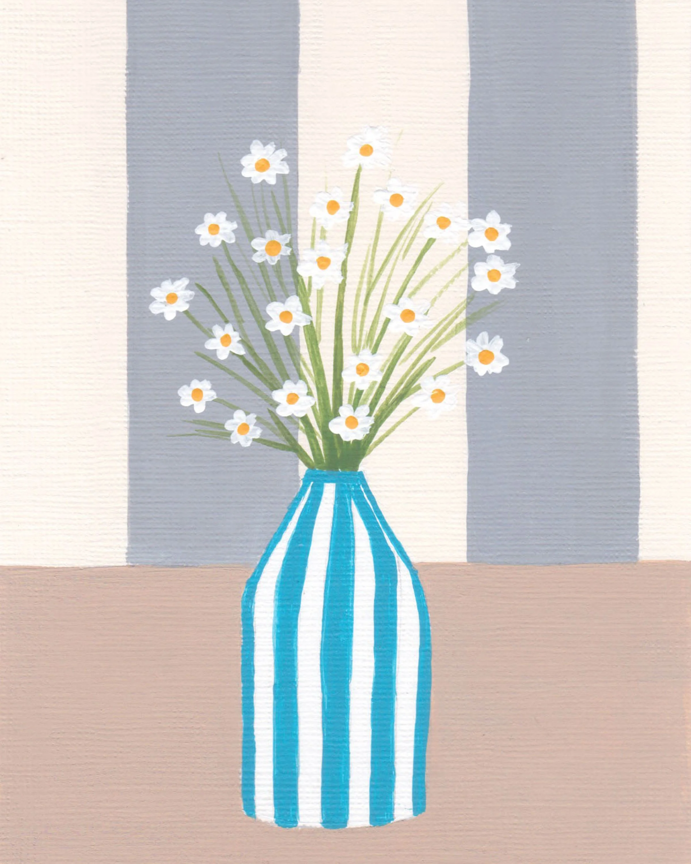 STRIPES AND FLOWERS