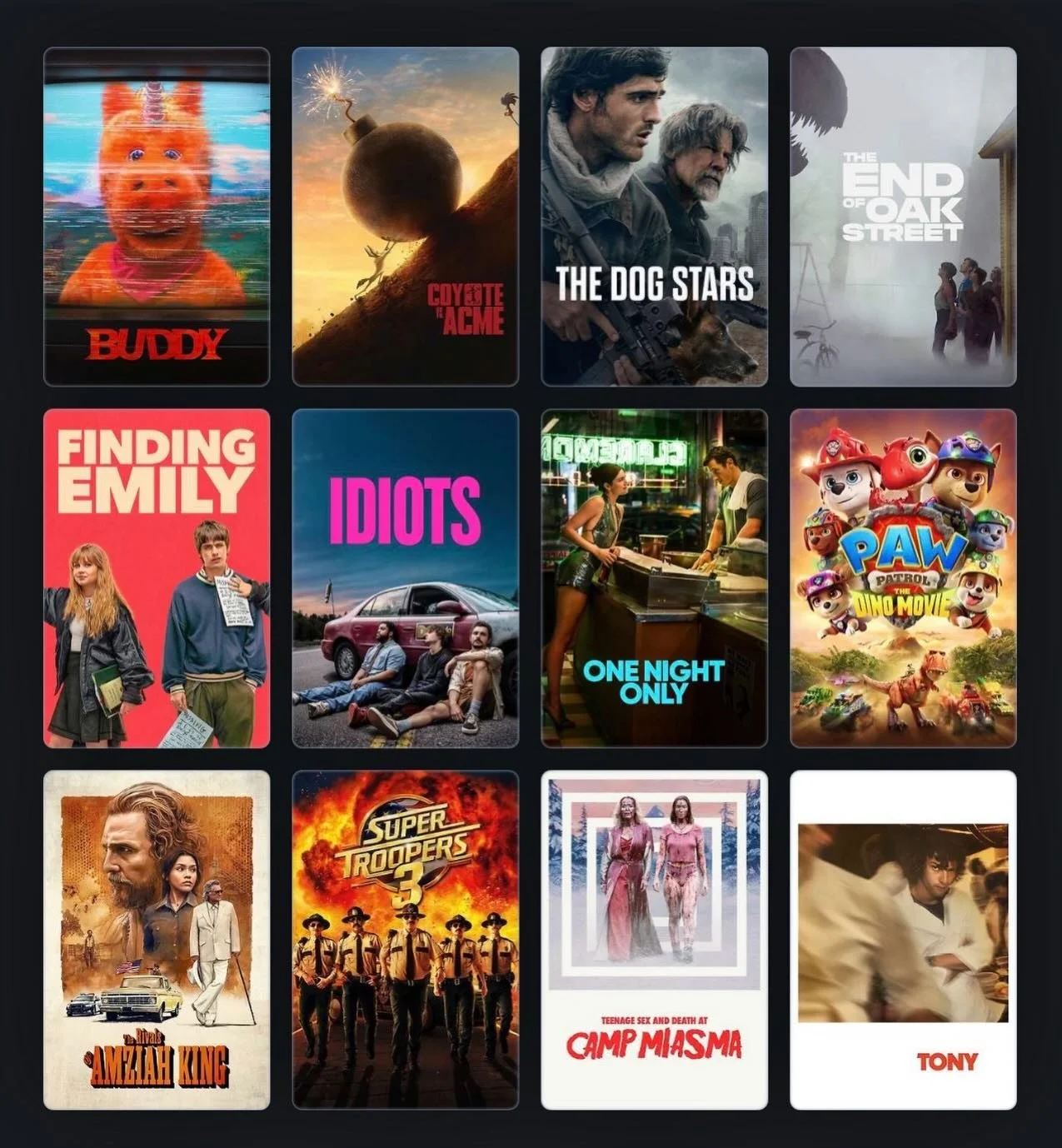 August Wrap-up
- 12 movies seen
- 13 trips to the movies (including a short film program at a film festival)
- 9 different theaters

#tourdecinemas #augustmovies #movies