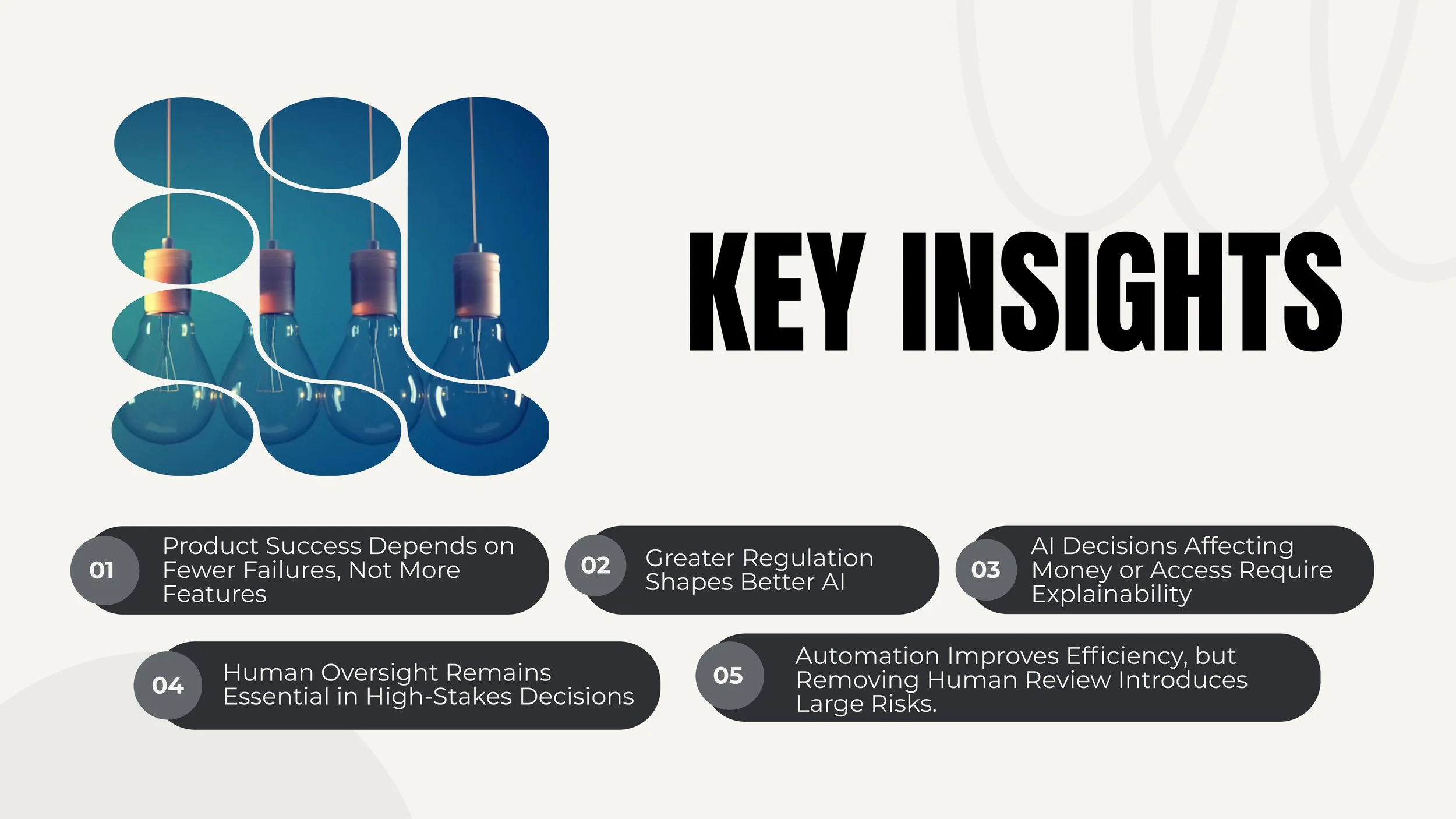 These insights combine research findings with systems thinking, empathy, and risk-aware editorial judgment.