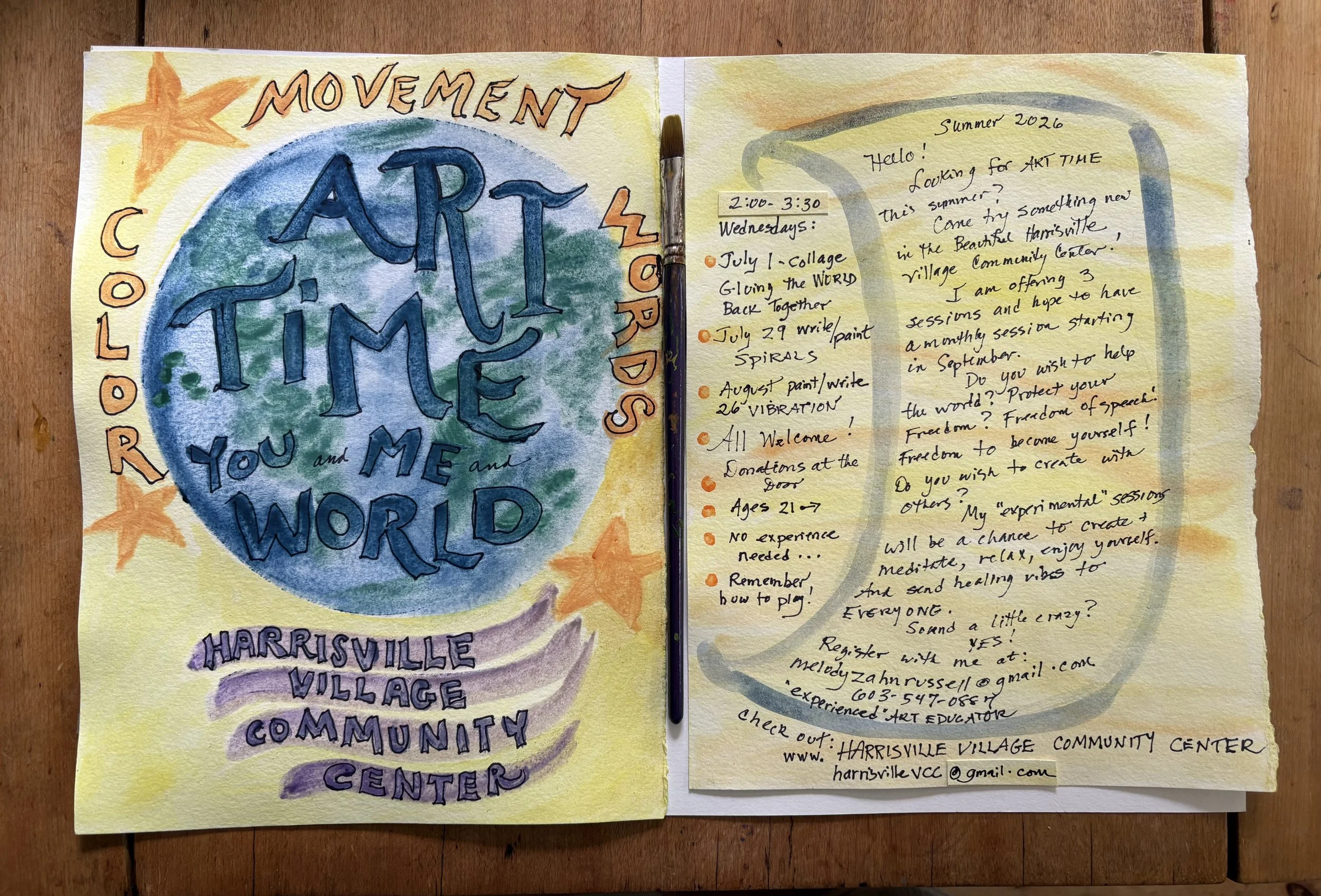 Summer Art Time with Melody Russell 
