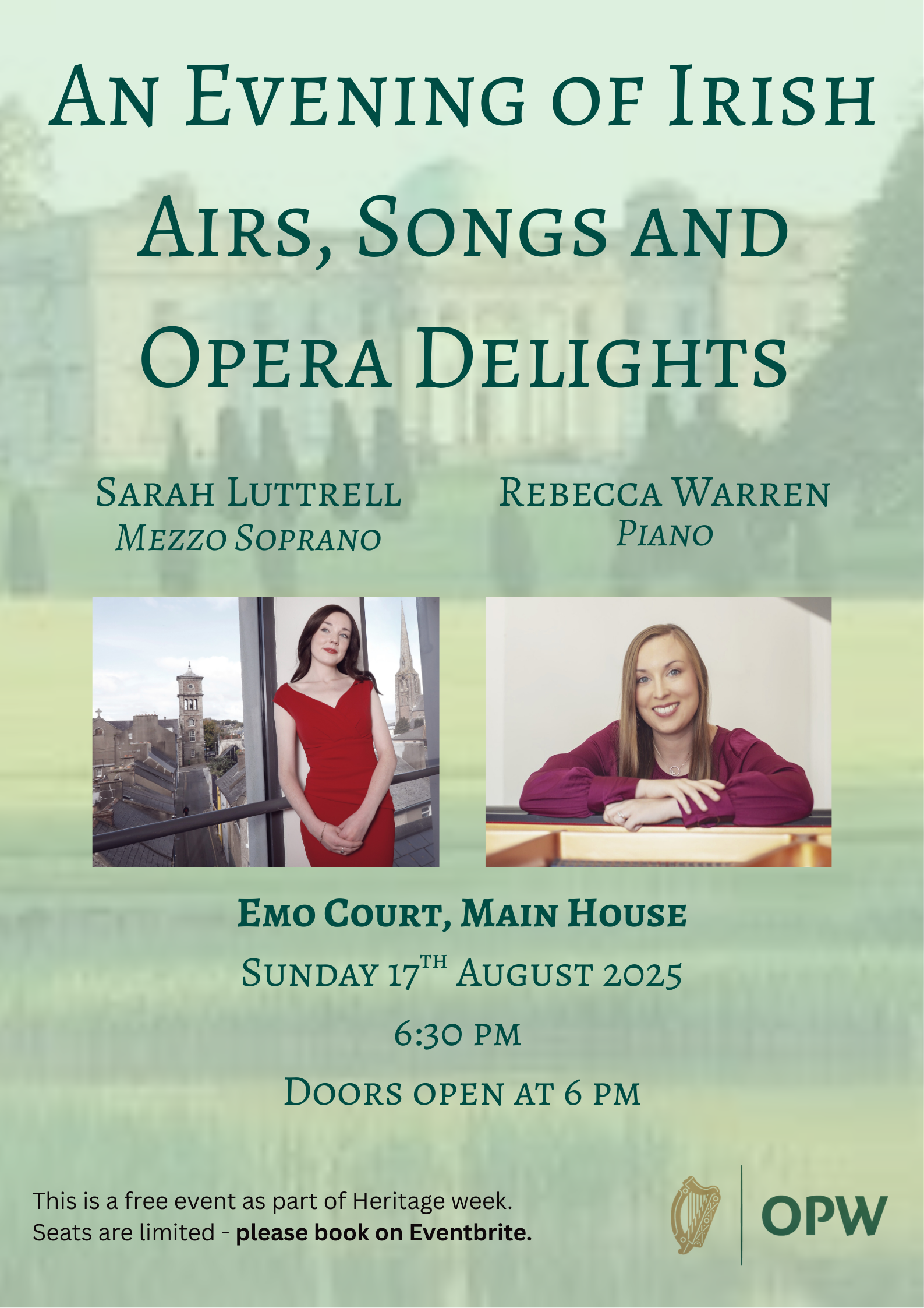 An Evening of Irish Airs, Songs and Opera Delights
