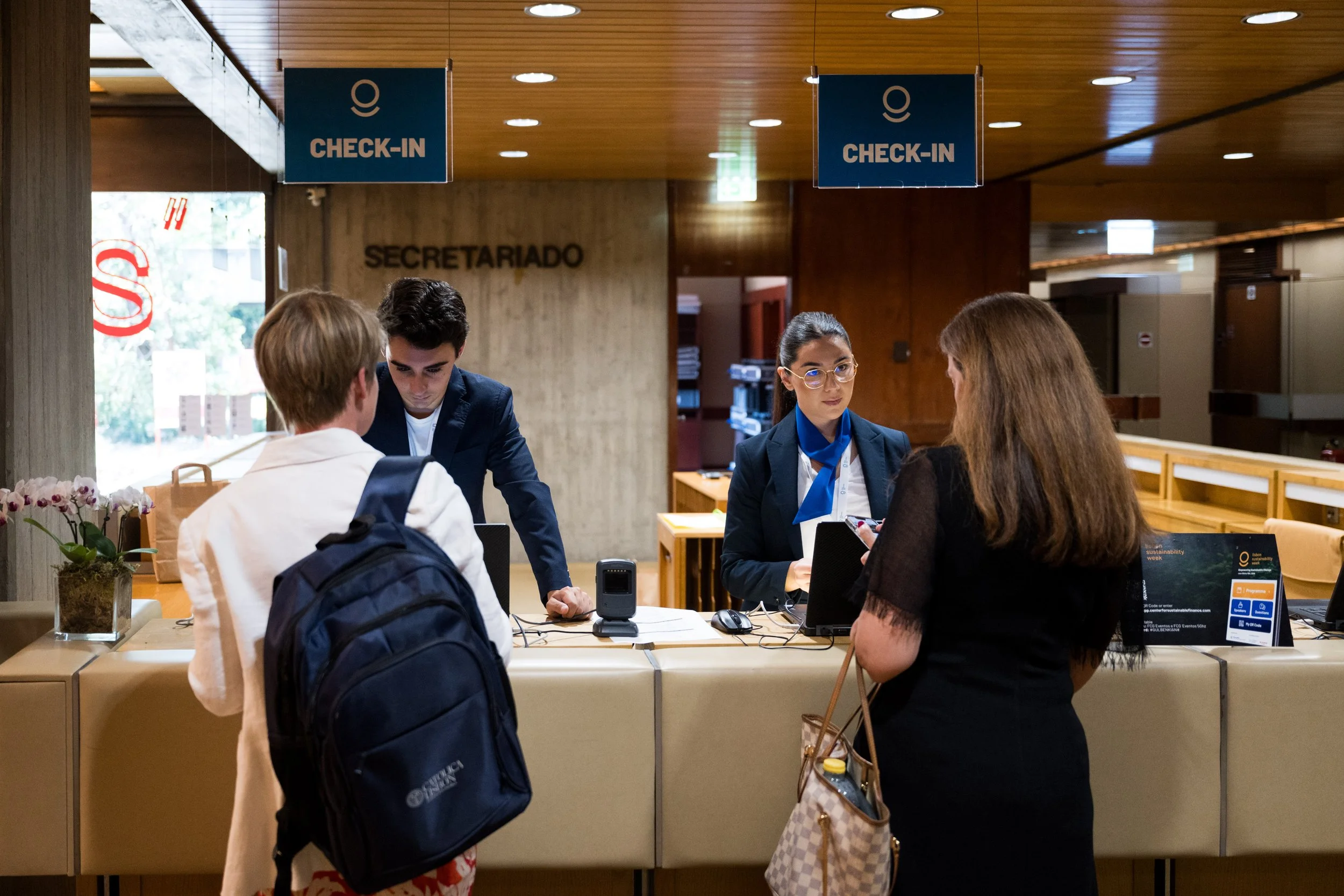 Checking in at Lisbon Sustainability Week by Center for Sustainable Finance at Católica-Lisbon