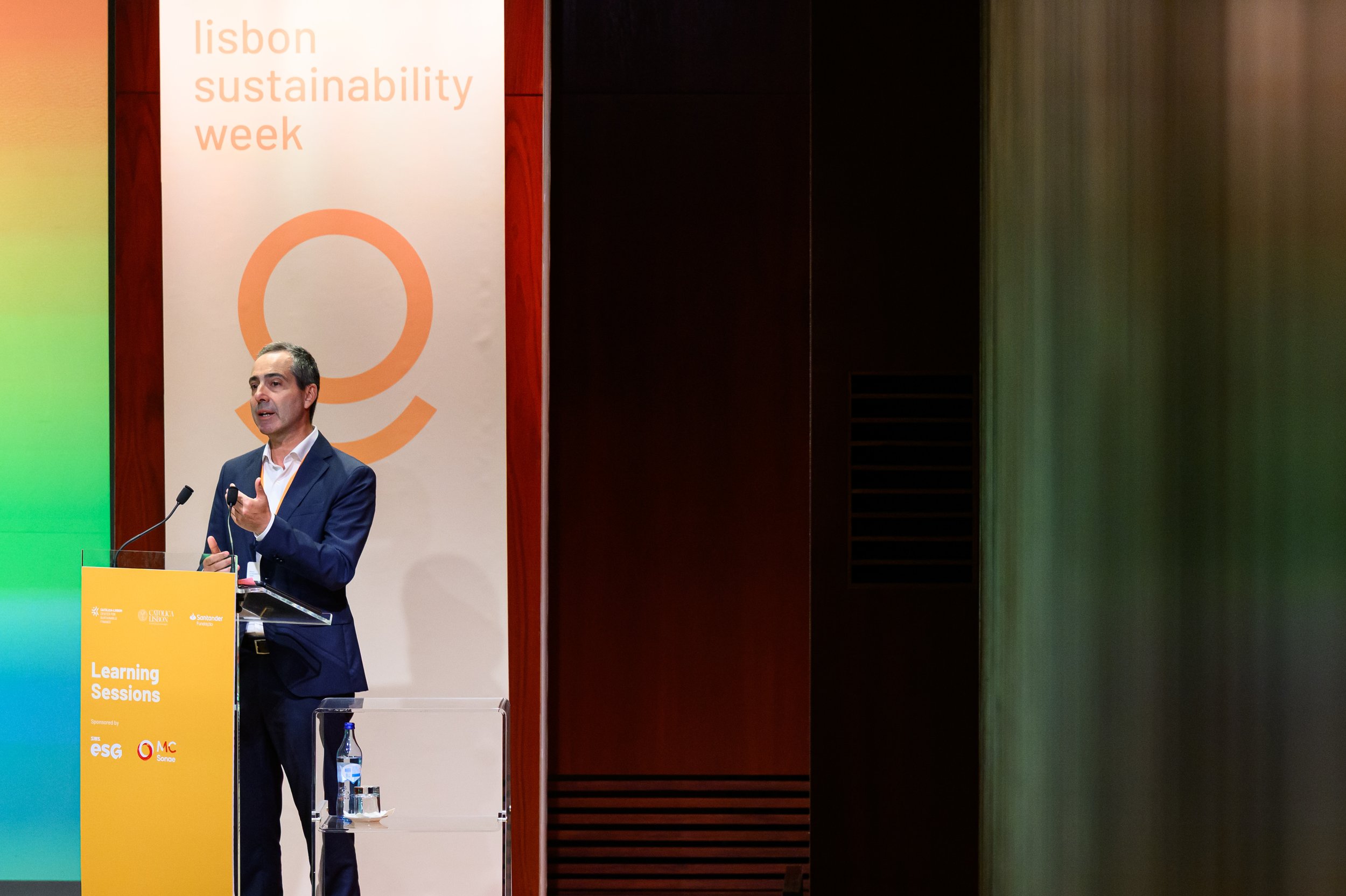 Filiep Santos Dean Católica-Lisbon Opening Session at Lisbon Sustainability Week by Center for Sustainable Finance