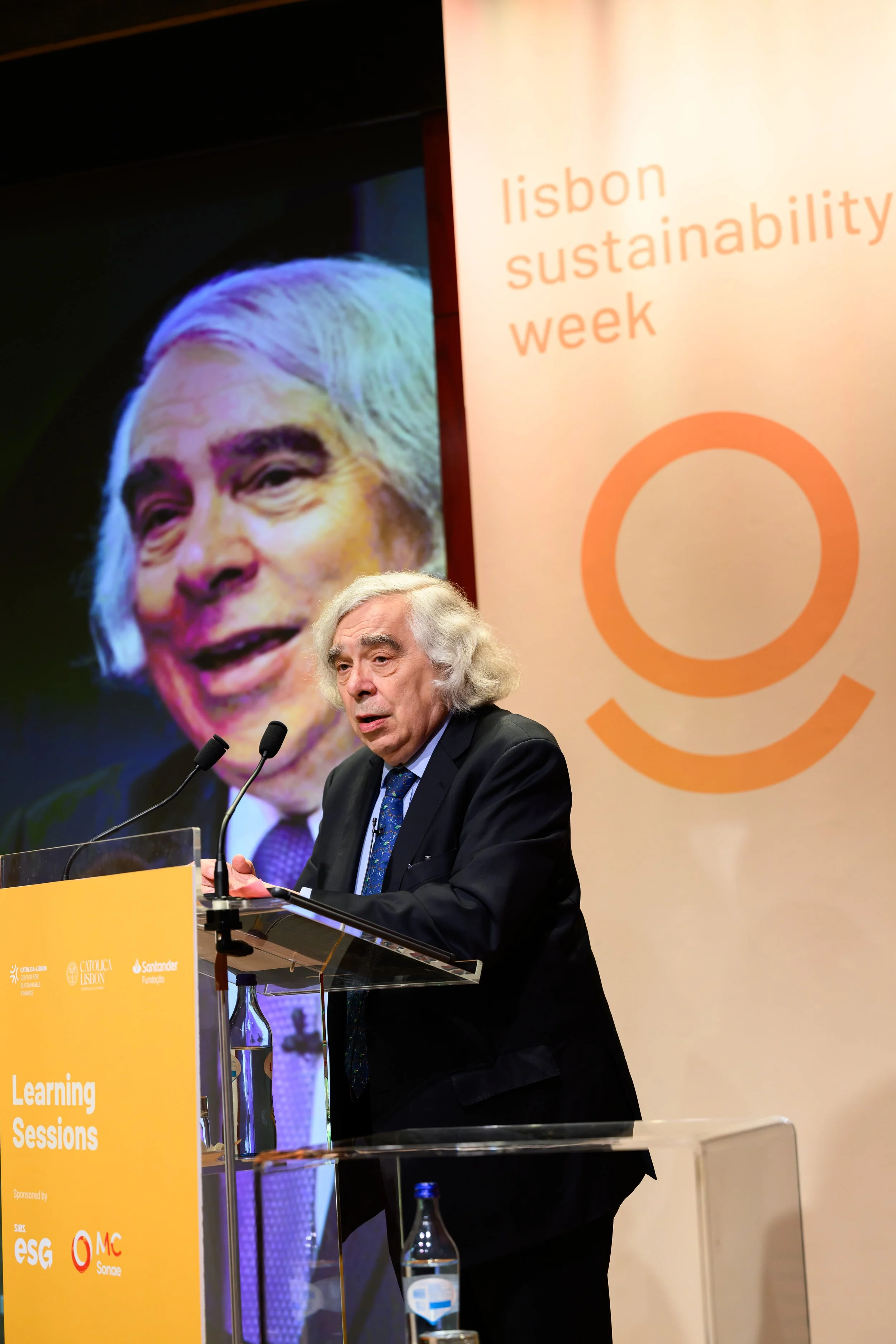 Ernest Moniz Keynote Speaker at Lisbon Sustainability Week by Center for Sustainable Finance at Católica-Lisbon