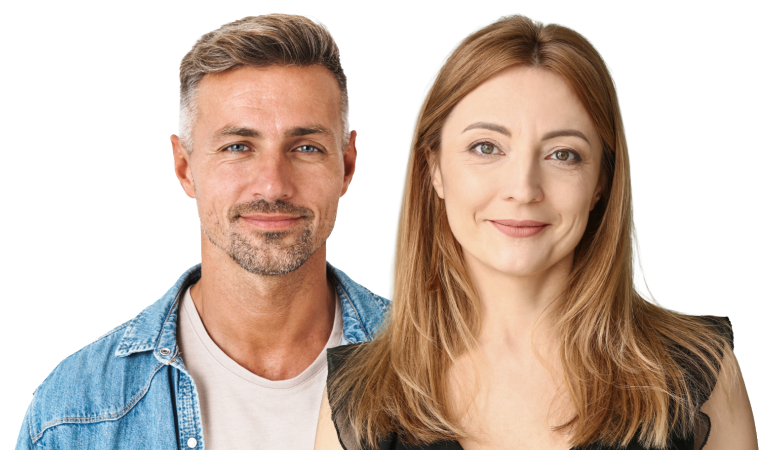 Male and female adults.