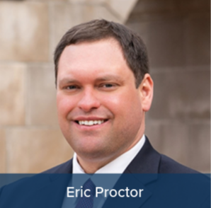 Portrait of Board Member Eric Proctor.