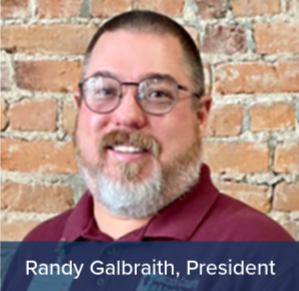 Portrait of Board President Randall Galbraith.