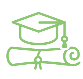 Diploma and graduation cap