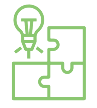 Puzzle with Light Bulb