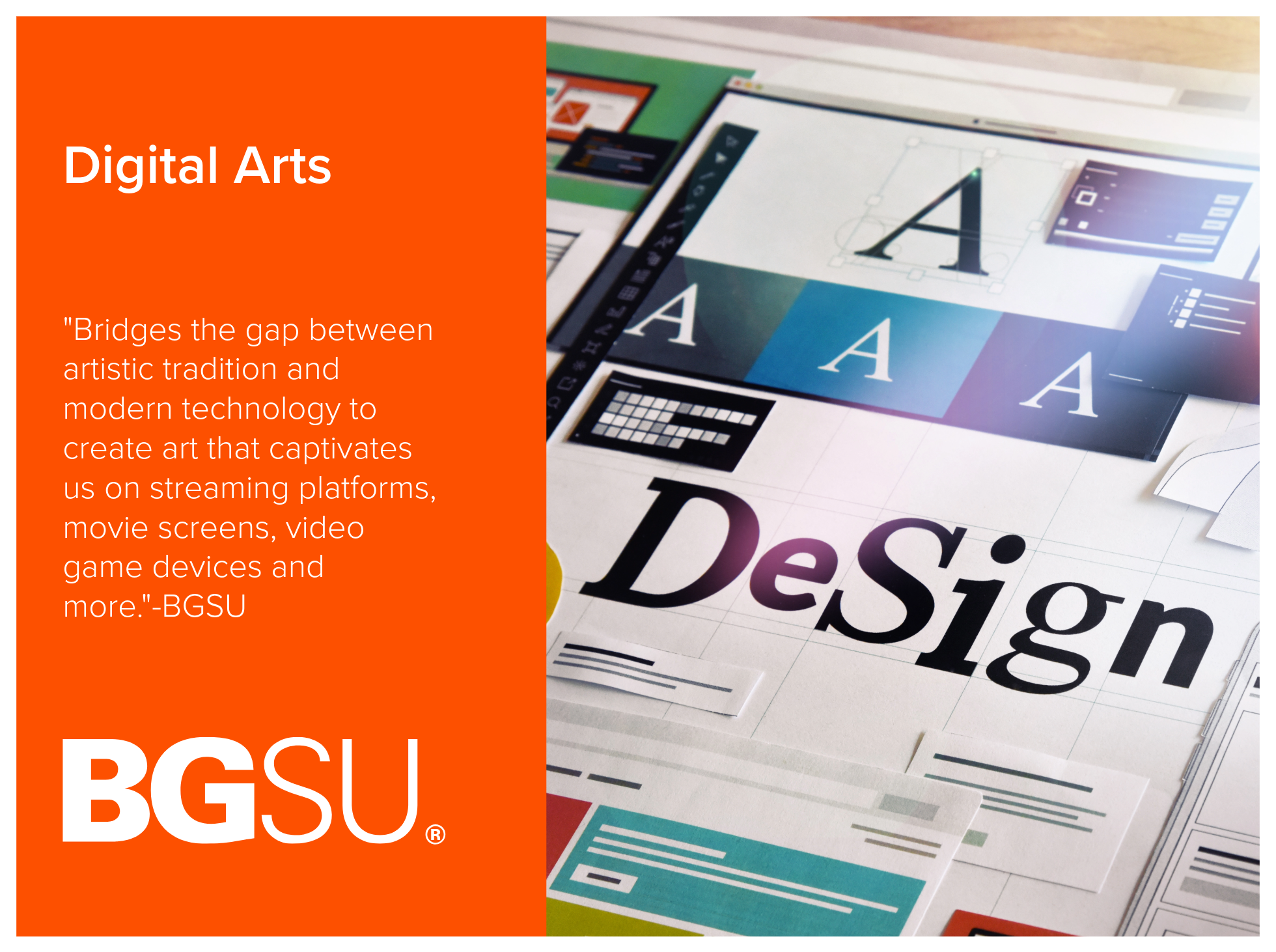 Digital Arts program at Bowling Green State University bridges the gap between artistic tradition and modern technology to create art that captivates. 