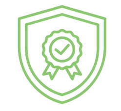 Badge within a shield