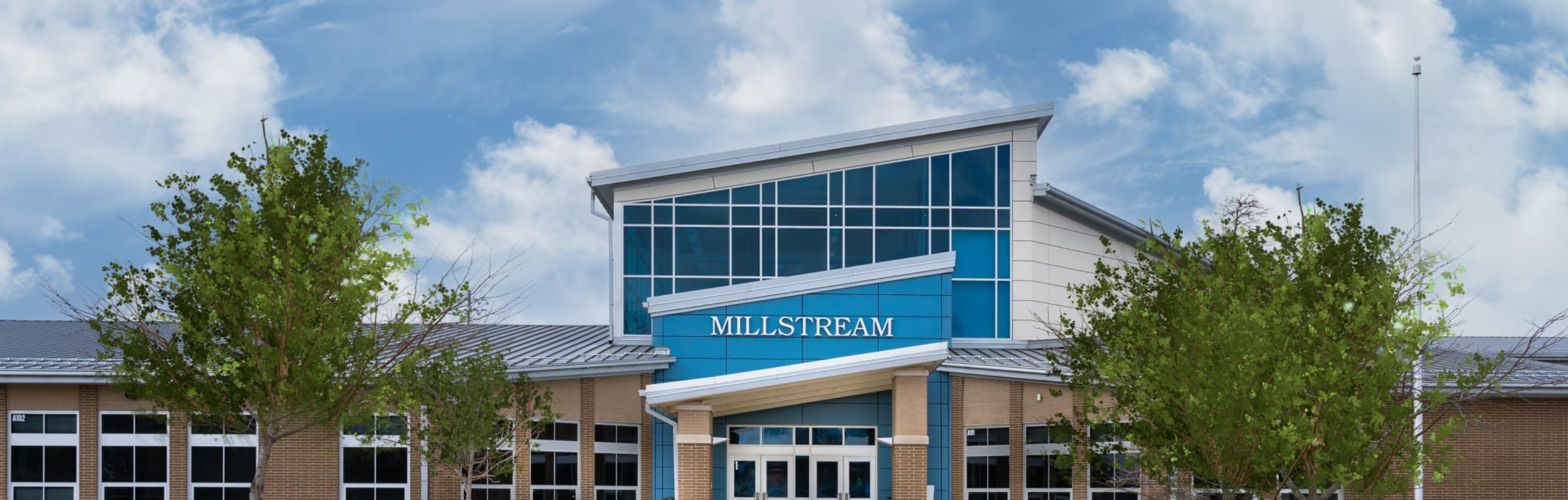 Exterior of Millstream Career Center.