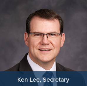 Portrait of Board Secretary Ken Lee