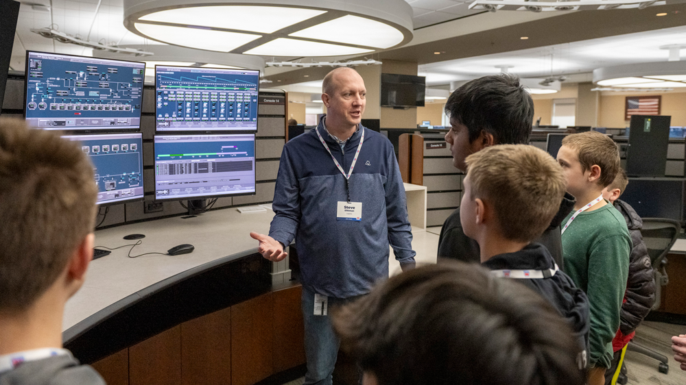 Local students learn about careers at area business during workplace-hosted event.