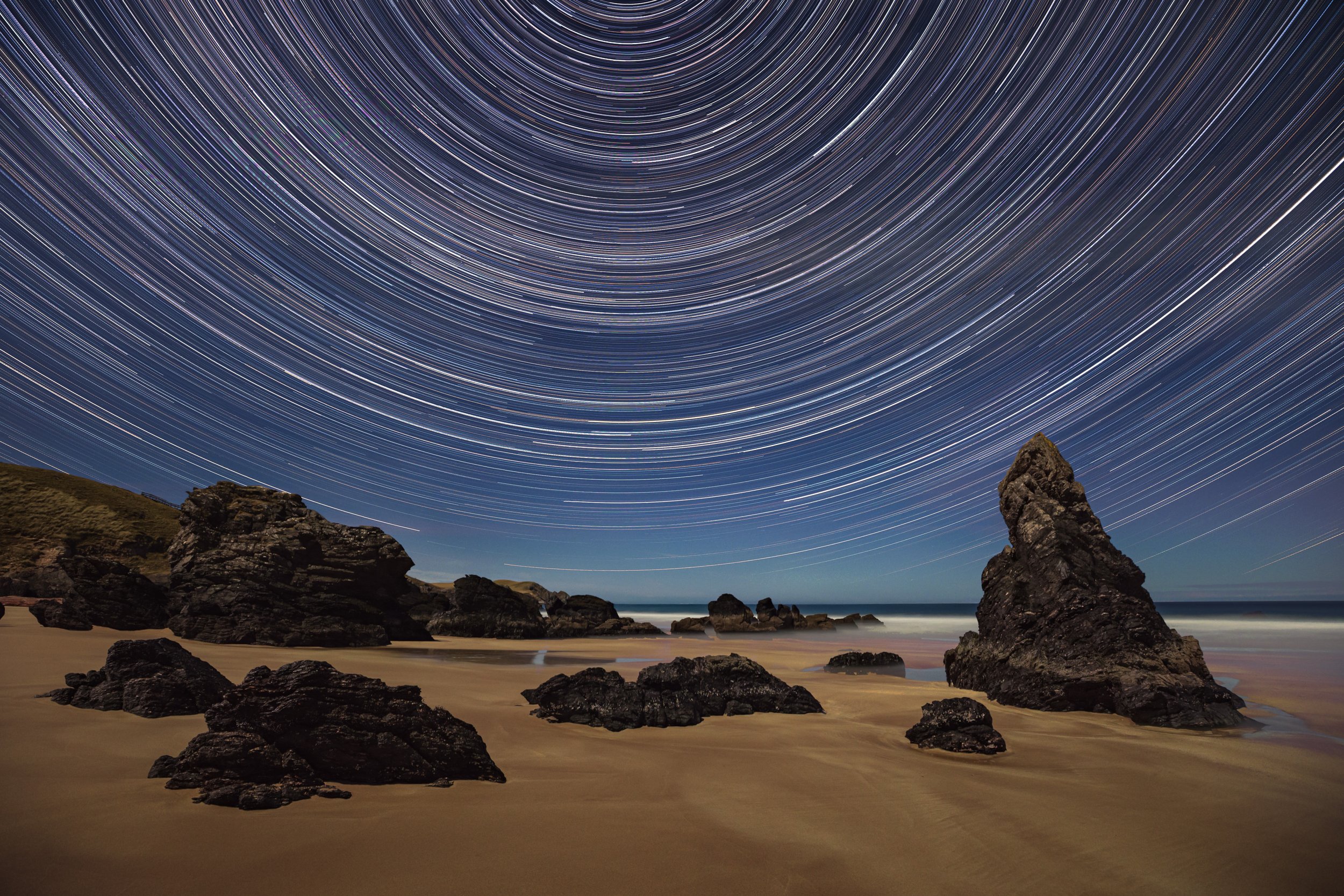 Sango Sands Beach, Durness, Star Trails - Copy.JPG