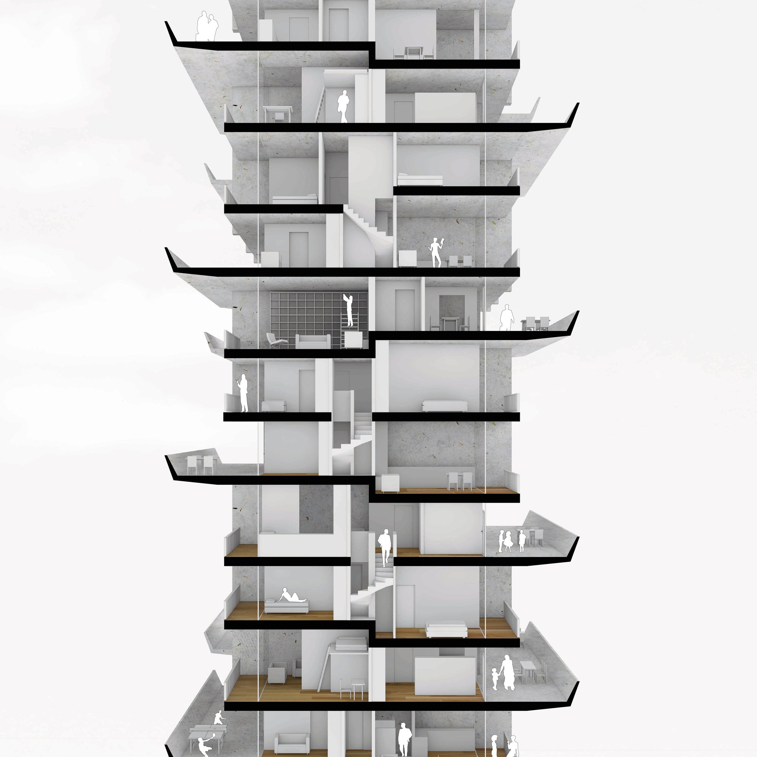 Entwurf "Hoch3" in Berlin (DE)