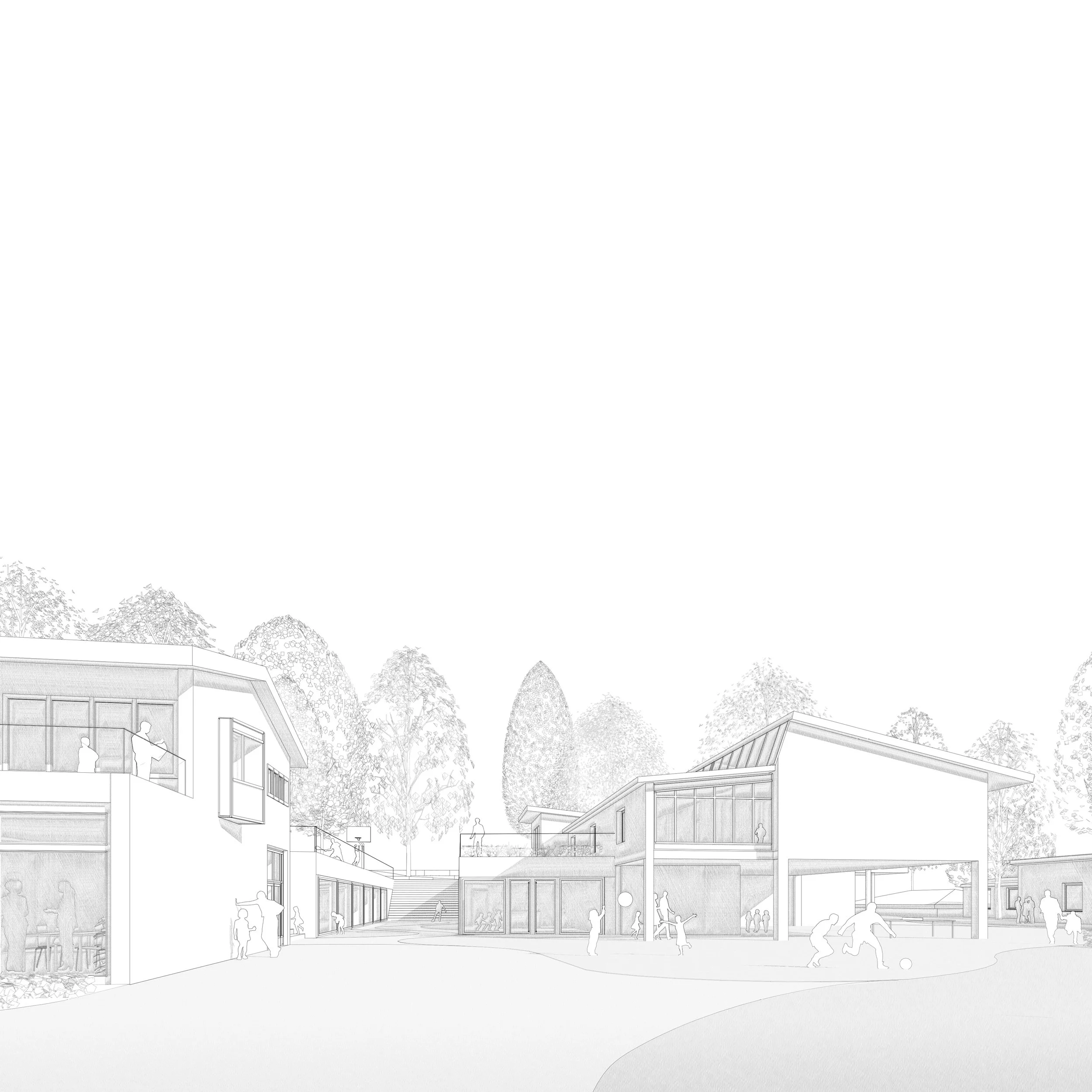 Wettbewerb "Erweiterung einer  Primarschule" in Grenchen (CH)