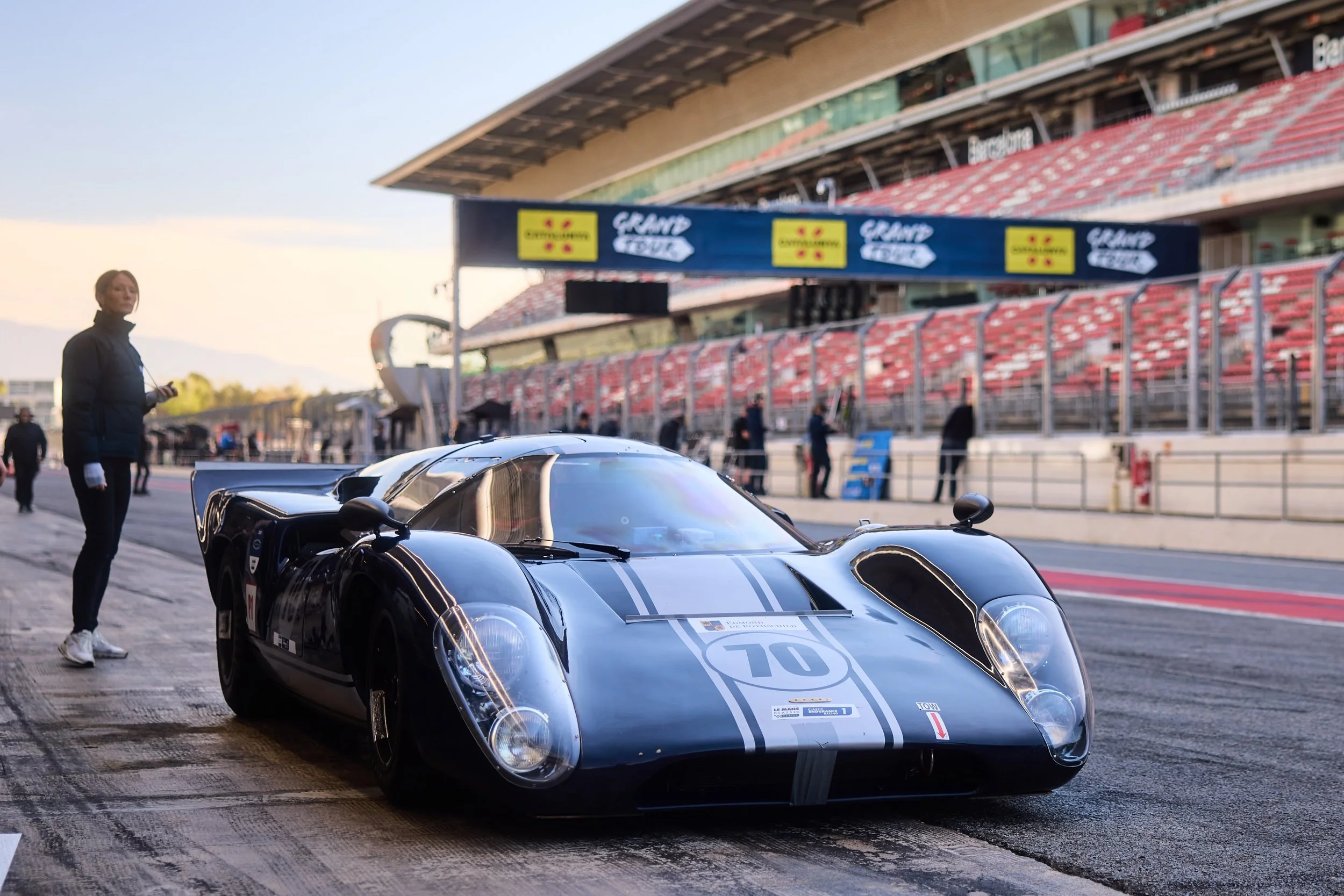Car #70 on pit lane. The calm before the race.