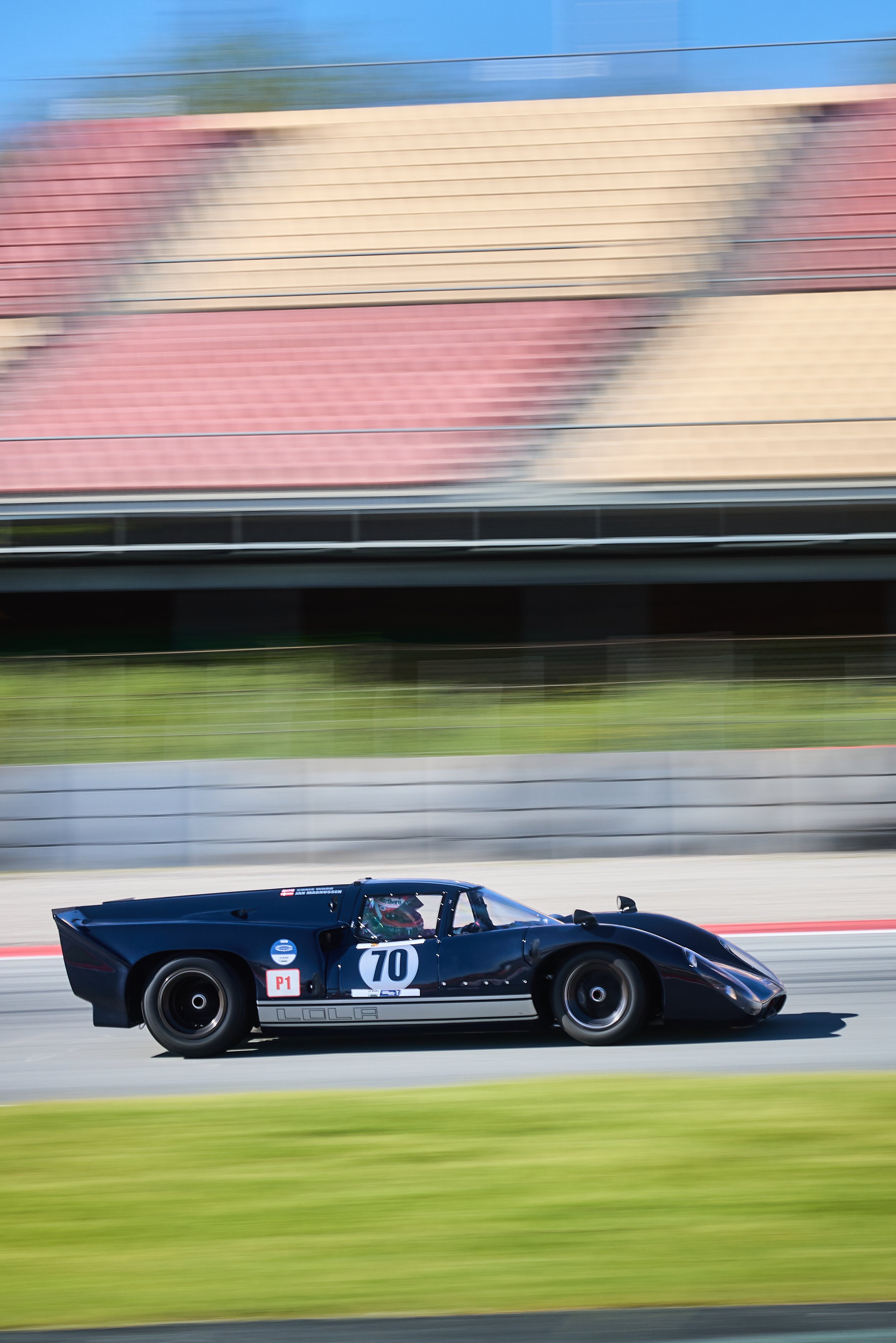 Car #70, leading. Barcelona, March 2026.