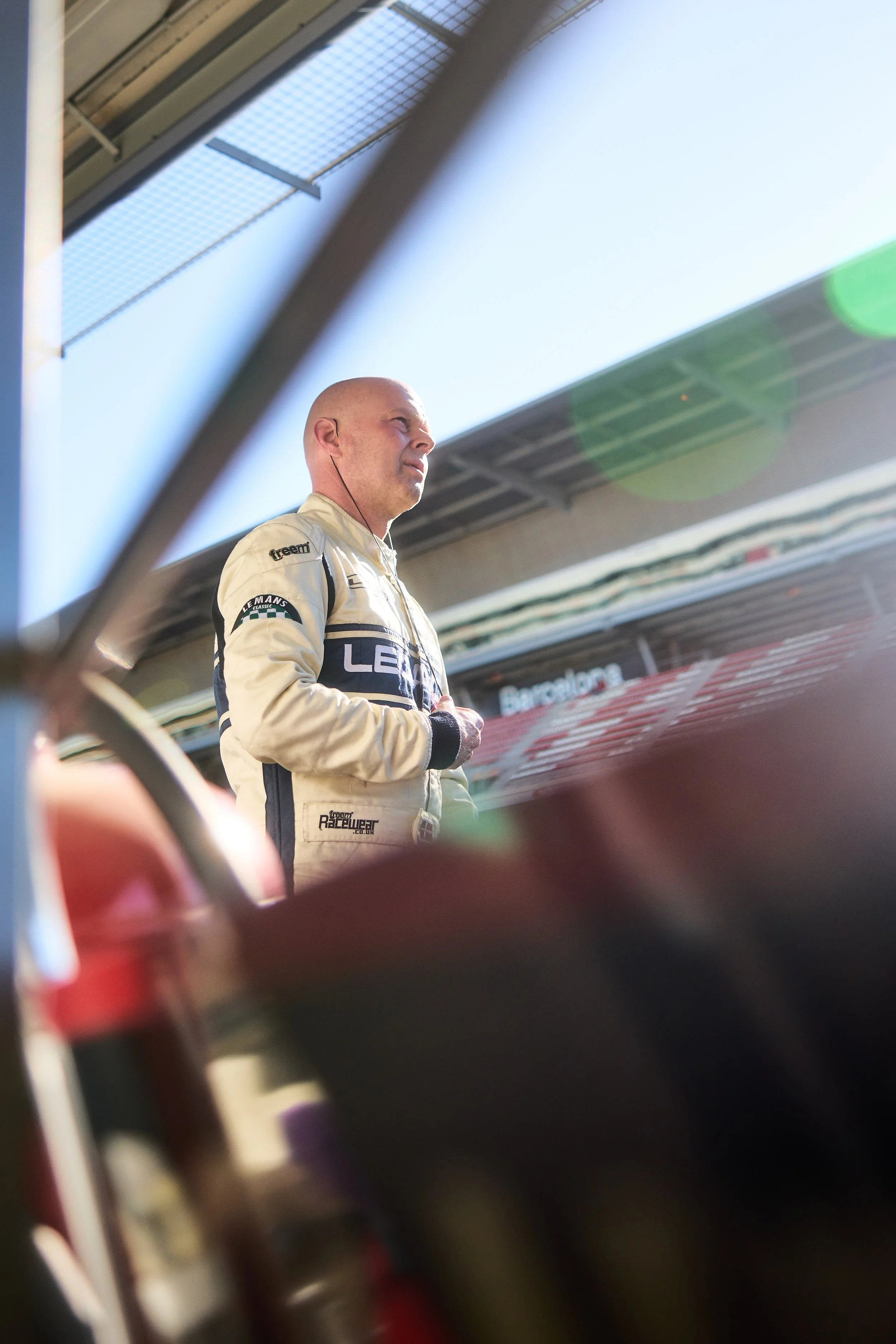 Jan Magnussen. Framed in the cockpit, focused on what comes next.