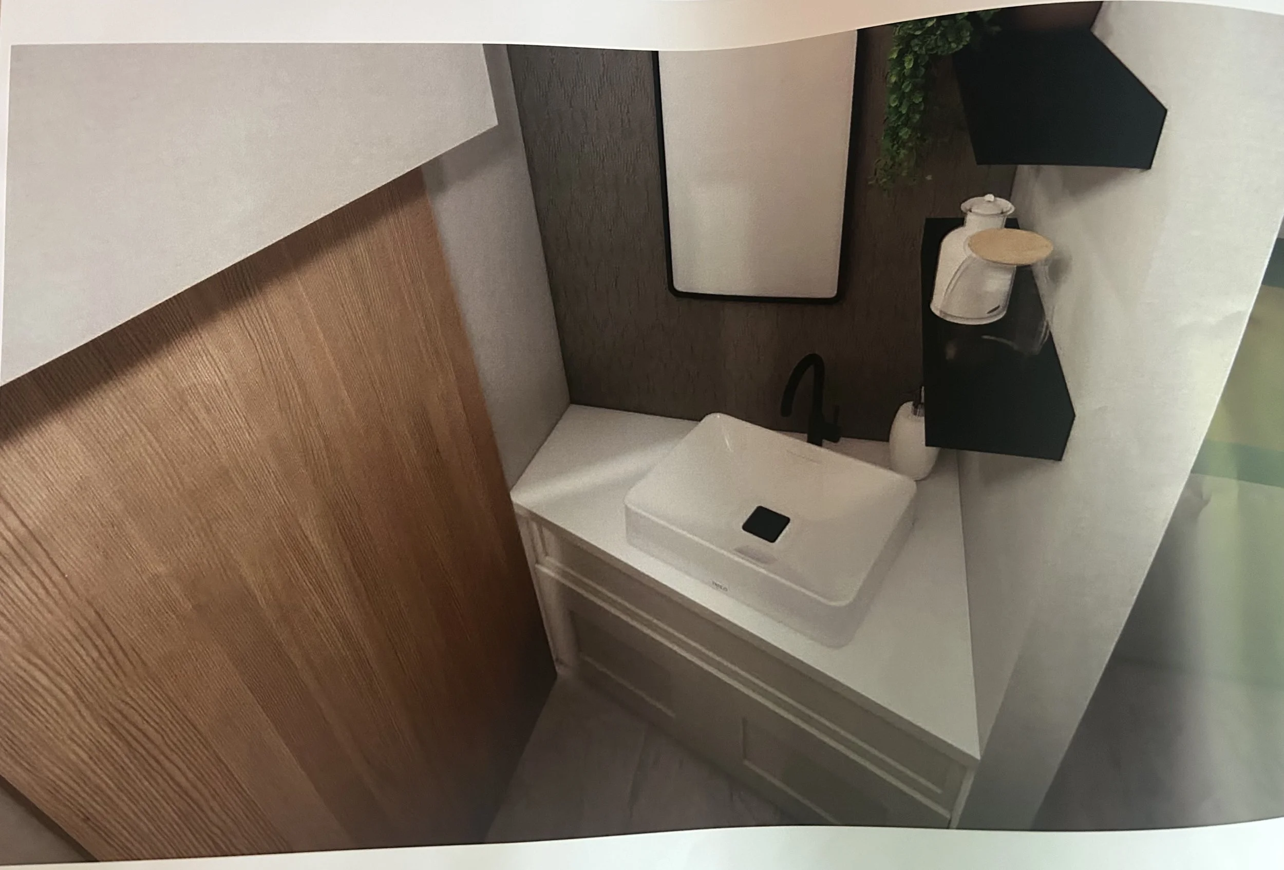 Created using Enscape- This is a view of the RV bathroom while using enscape. 