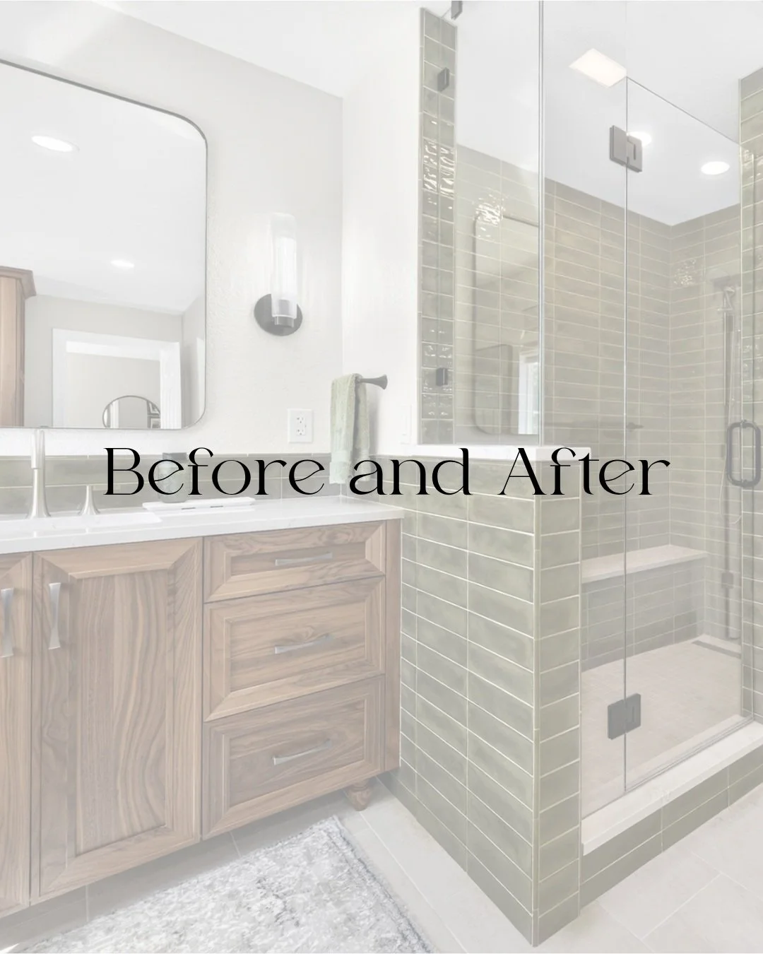 This primary bathroom remodel was the second project we designed for these homeowners. After completing their kitchen remodel in 2024, they brought us back to reimagine every bathroom in the house, starting with the primary.

The original early-2000s