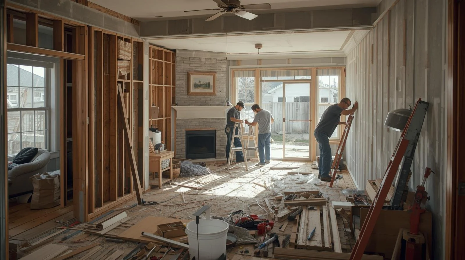Home renovation and interior improvement work