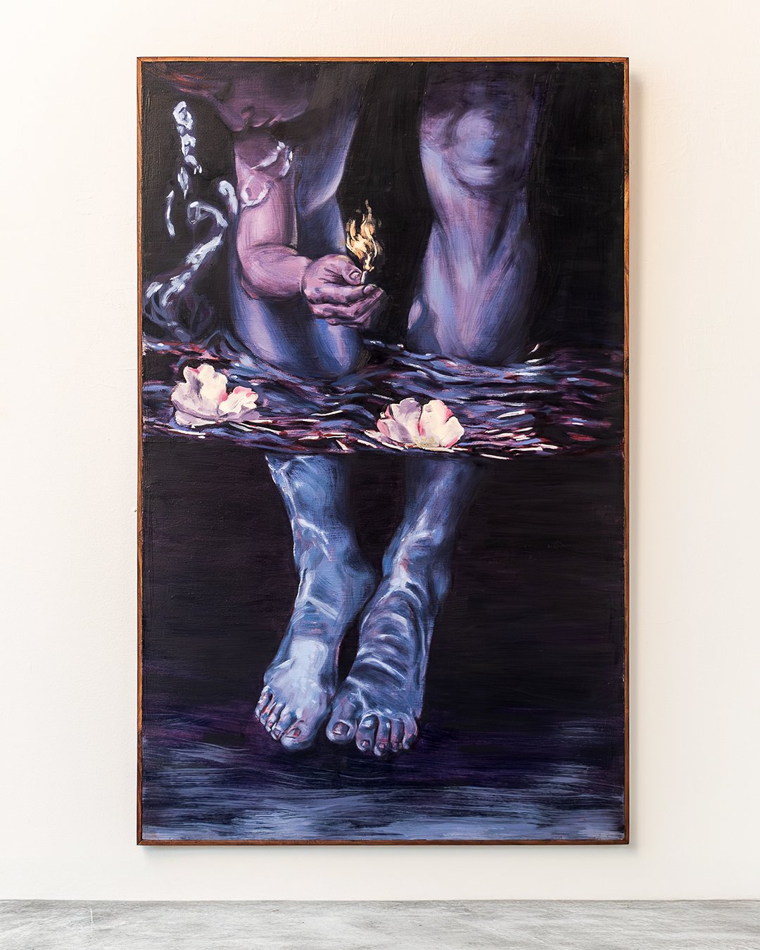 Ascenso. Óleo sobre madera. 121cm x 75cm.