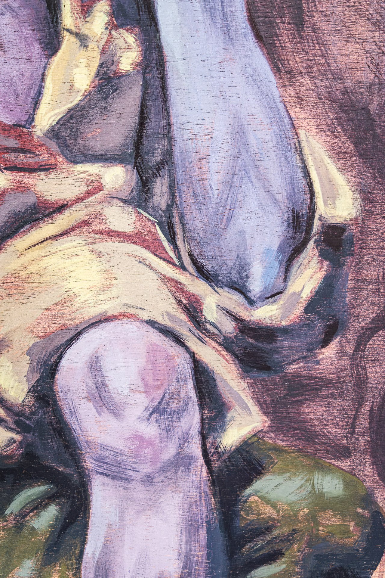 Solo sé cuidar a otro. Detalle