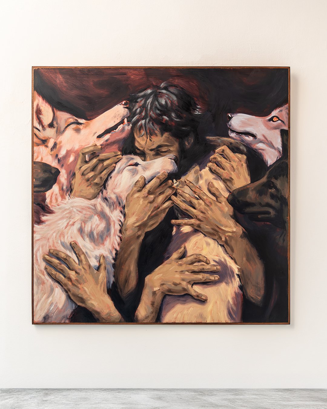 El Orden. 
Óleo sobre madera. 
100cm x 100cm.