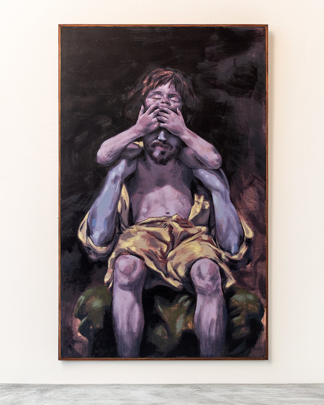 Sólo se cuidar a otro.
Óleo sobre madera.
125cm x 75cm.