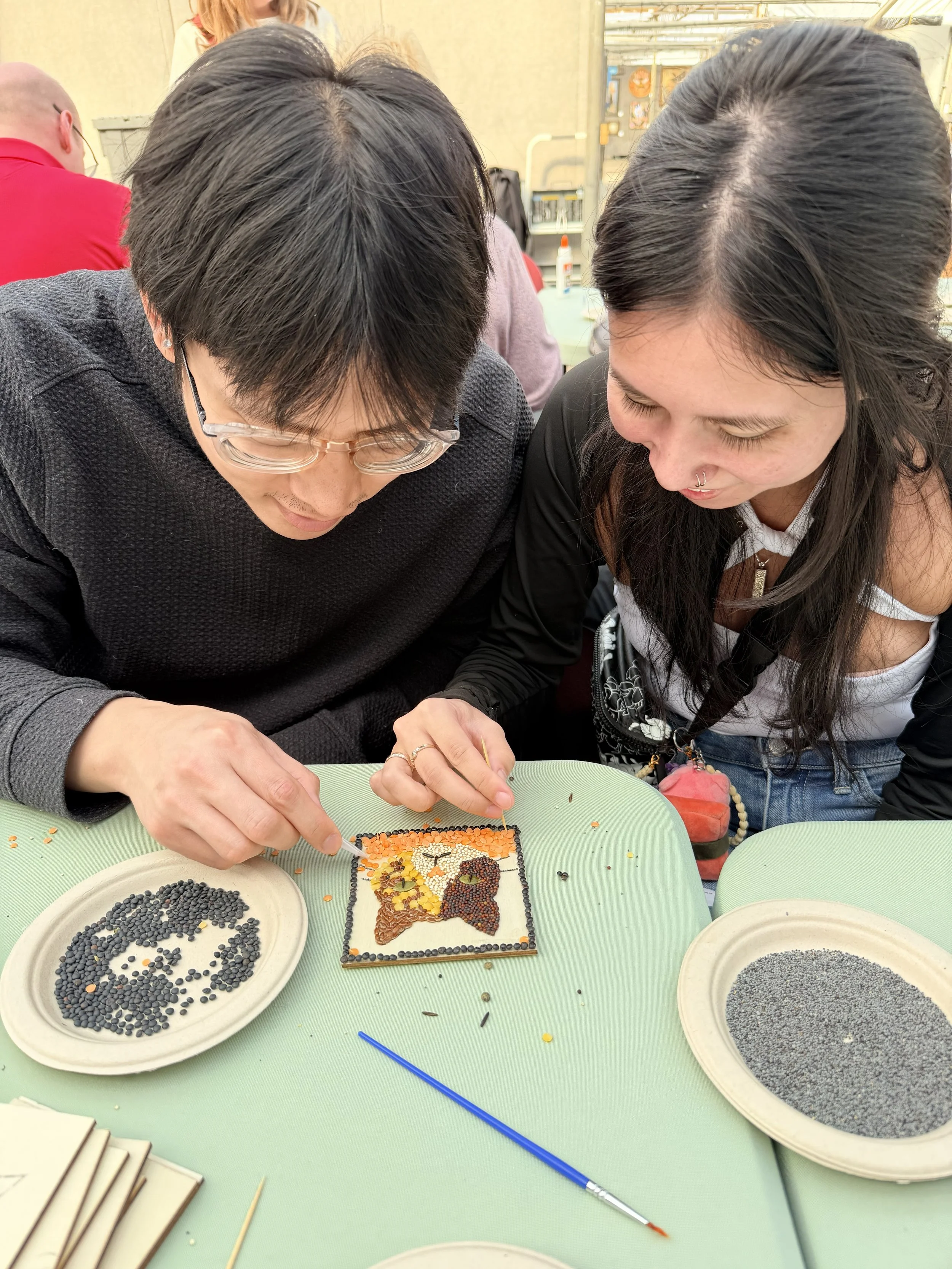 Crop art activity