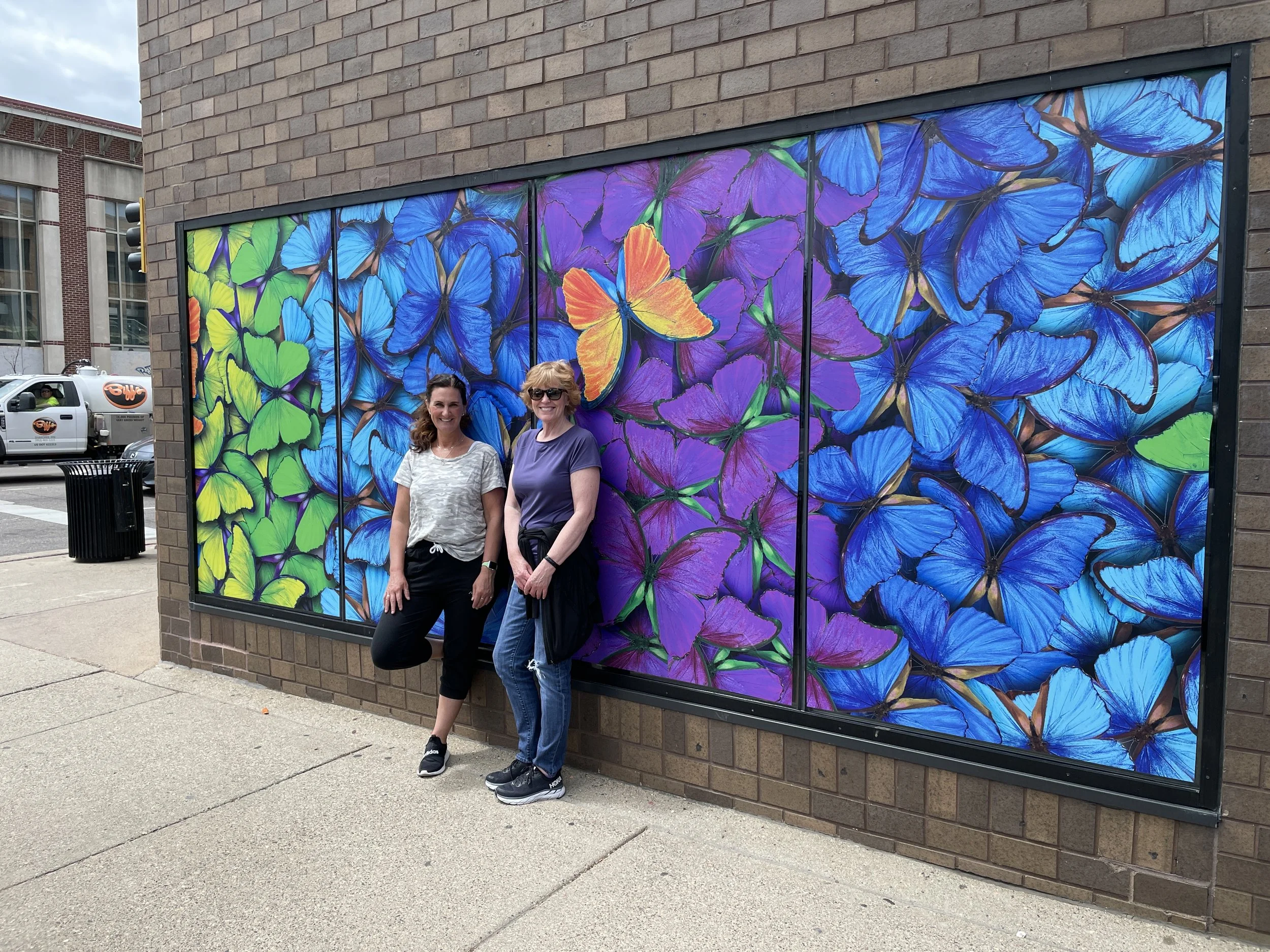 Designed window clings by Jill Osiecki
