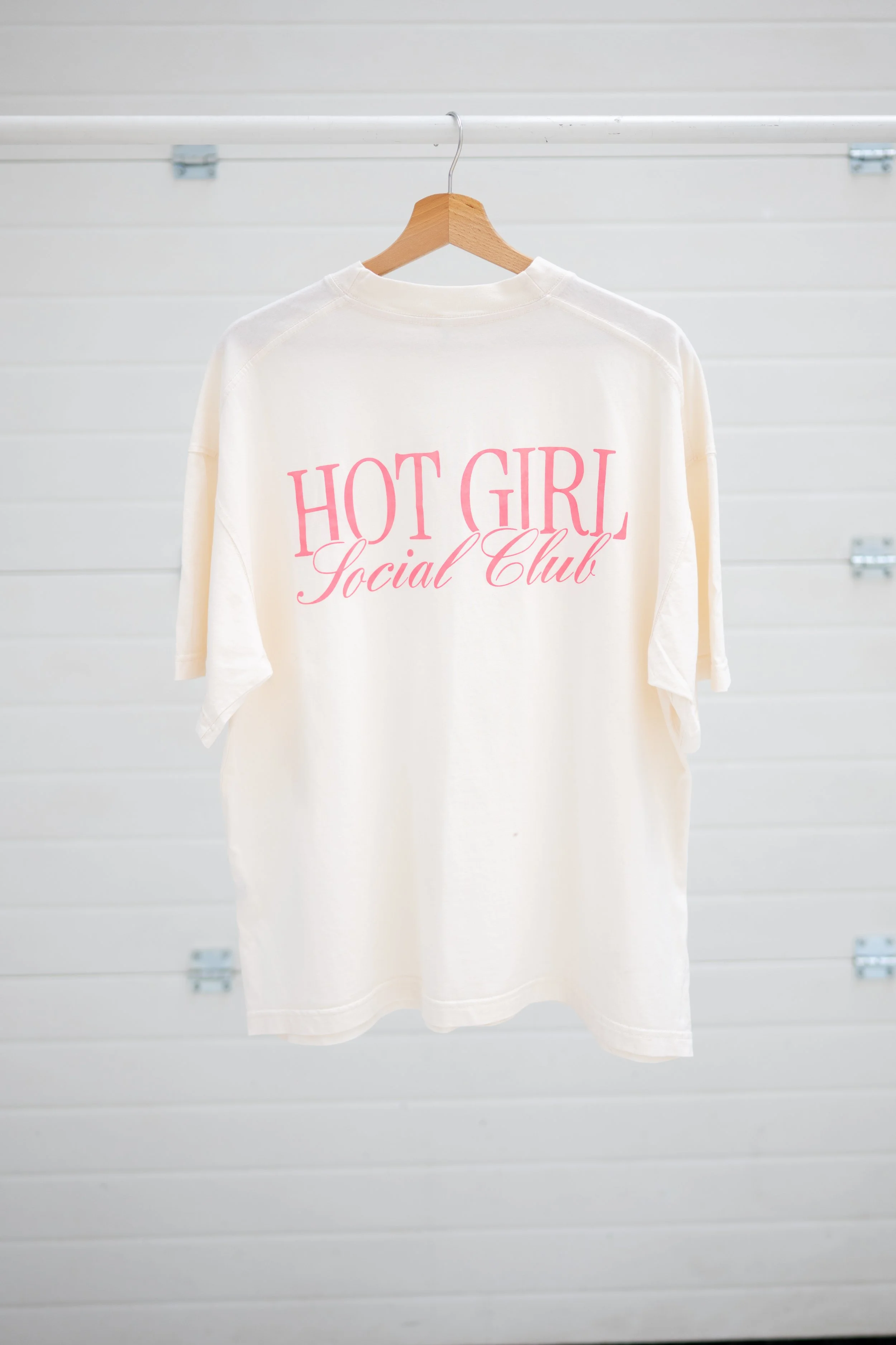 Tričko Hot Girl - Béžové