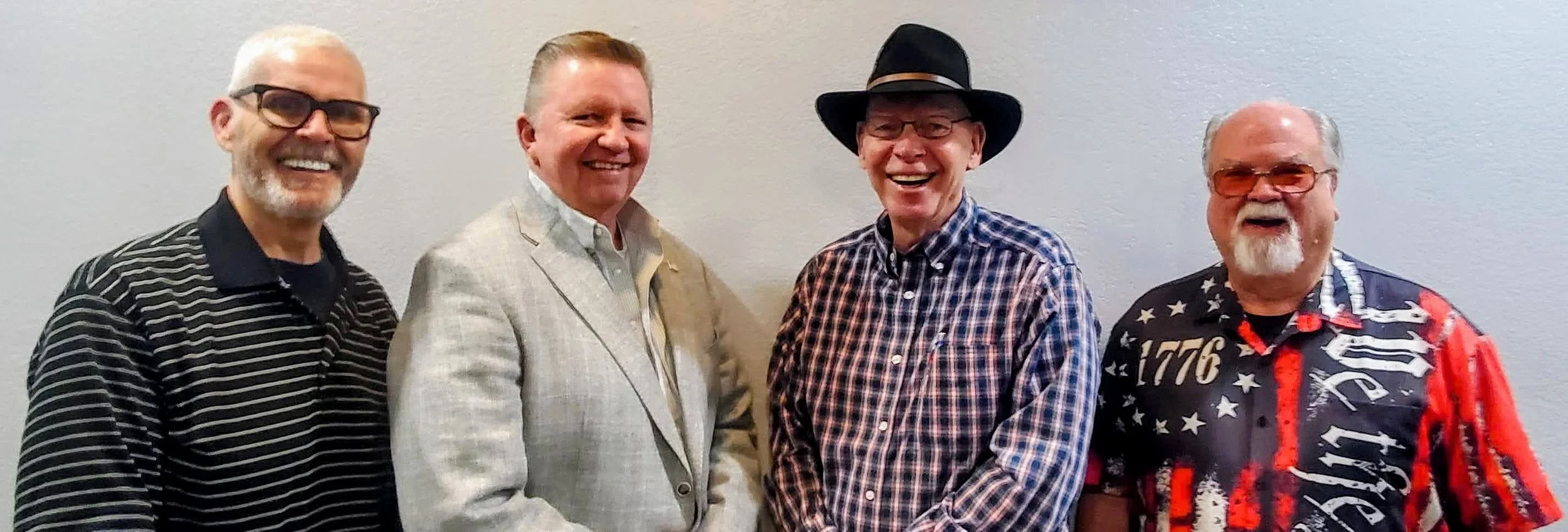 Candidates Brooke Meyers, Guy Pfister, Incumbent Councilman Jim Ferris, and Incumbent Mayor Steve Otto