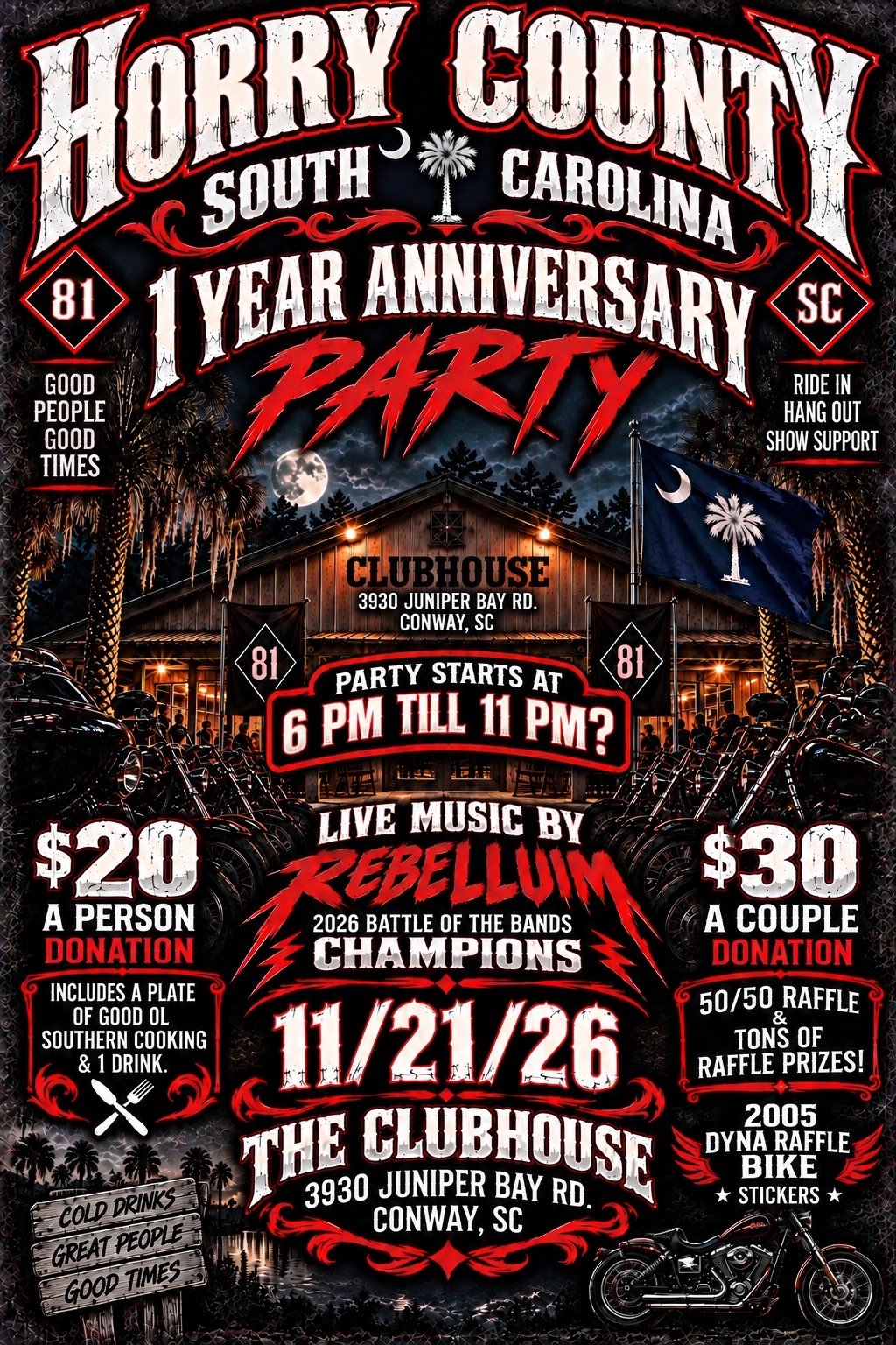 1 YEAR ANNIVERSARY PARTY