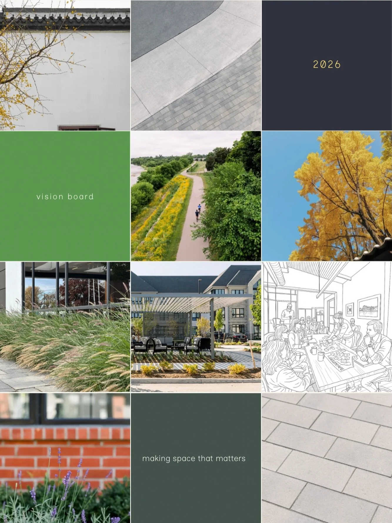 Starting the year grounded in the textures, places, and moments that inspire our work. Thoughtful design, meaningful spaces, and a year shaped with intention! We can&rsquo;t wait to see what this year brings!