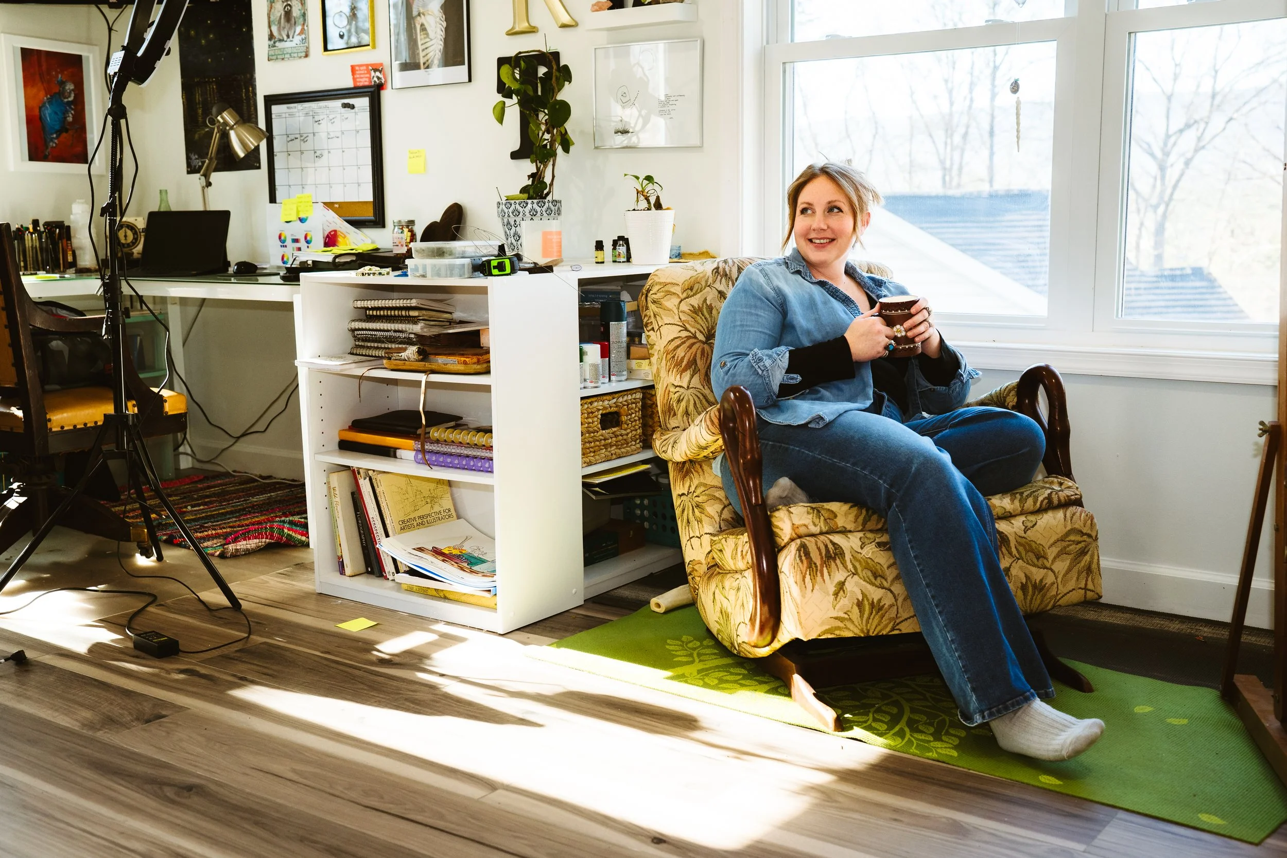 In the Studio with Art by Amanda Horn