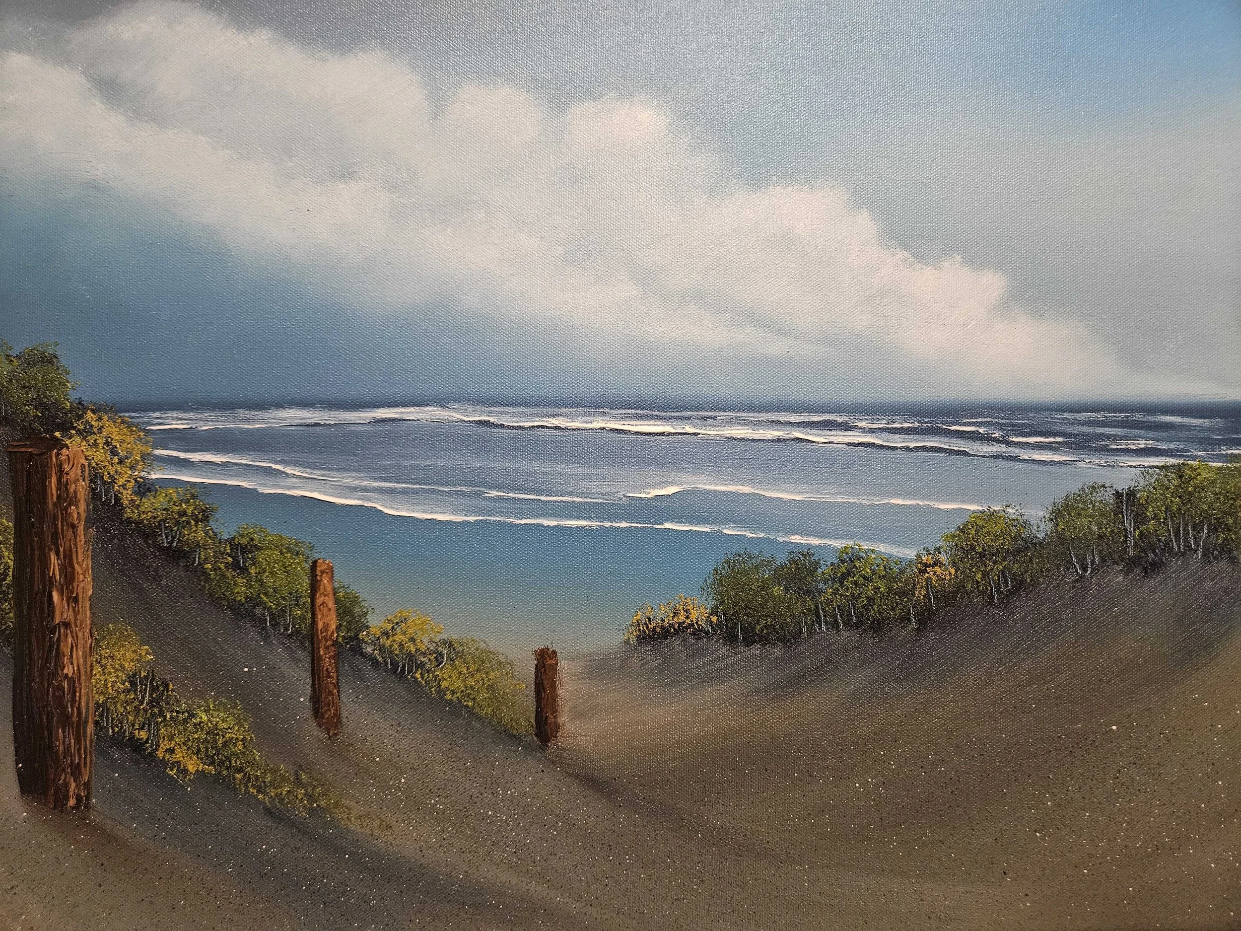 View from Afar #1 16x20 Oil on Canvas