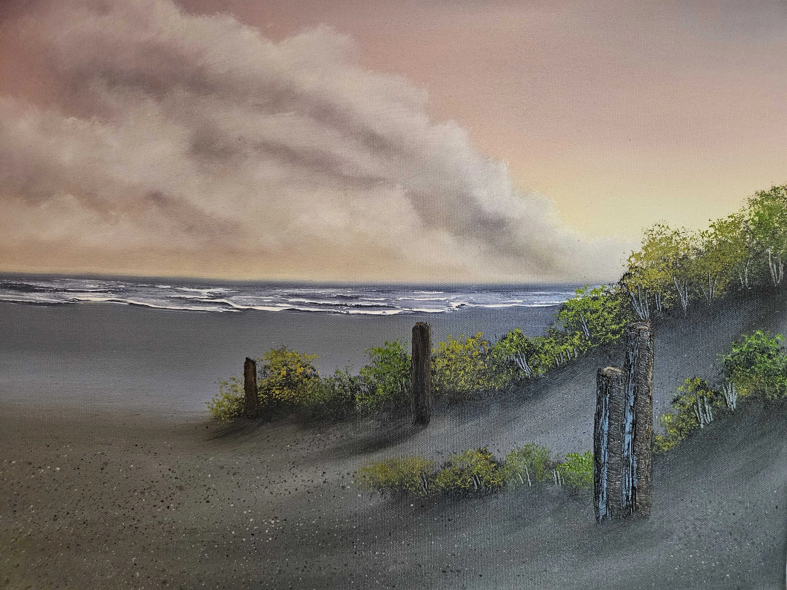 Path to Sunset #2 16x20 Oil on Canvas