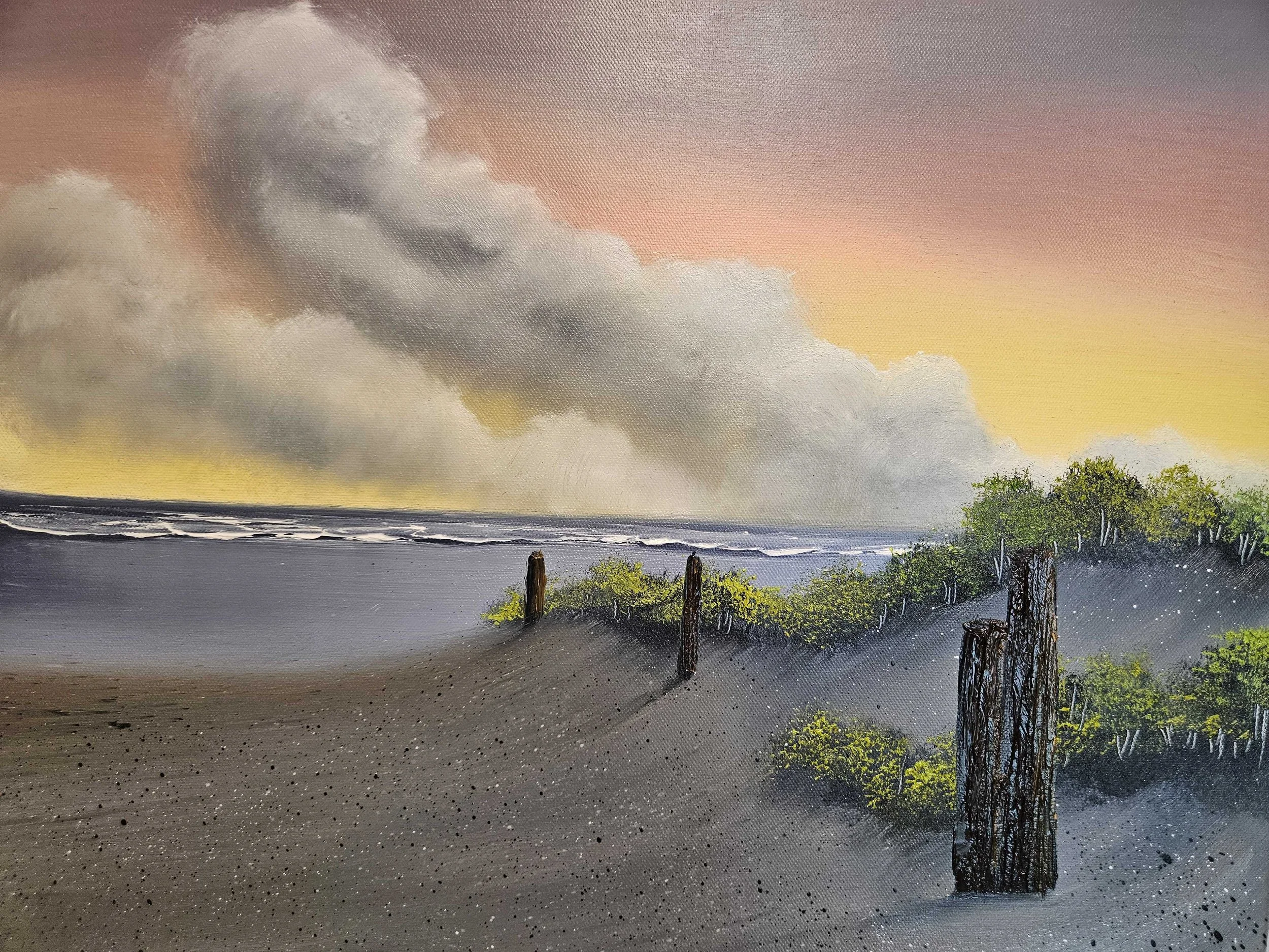 Path to Sunset #1 16x20 Oil on Canvas