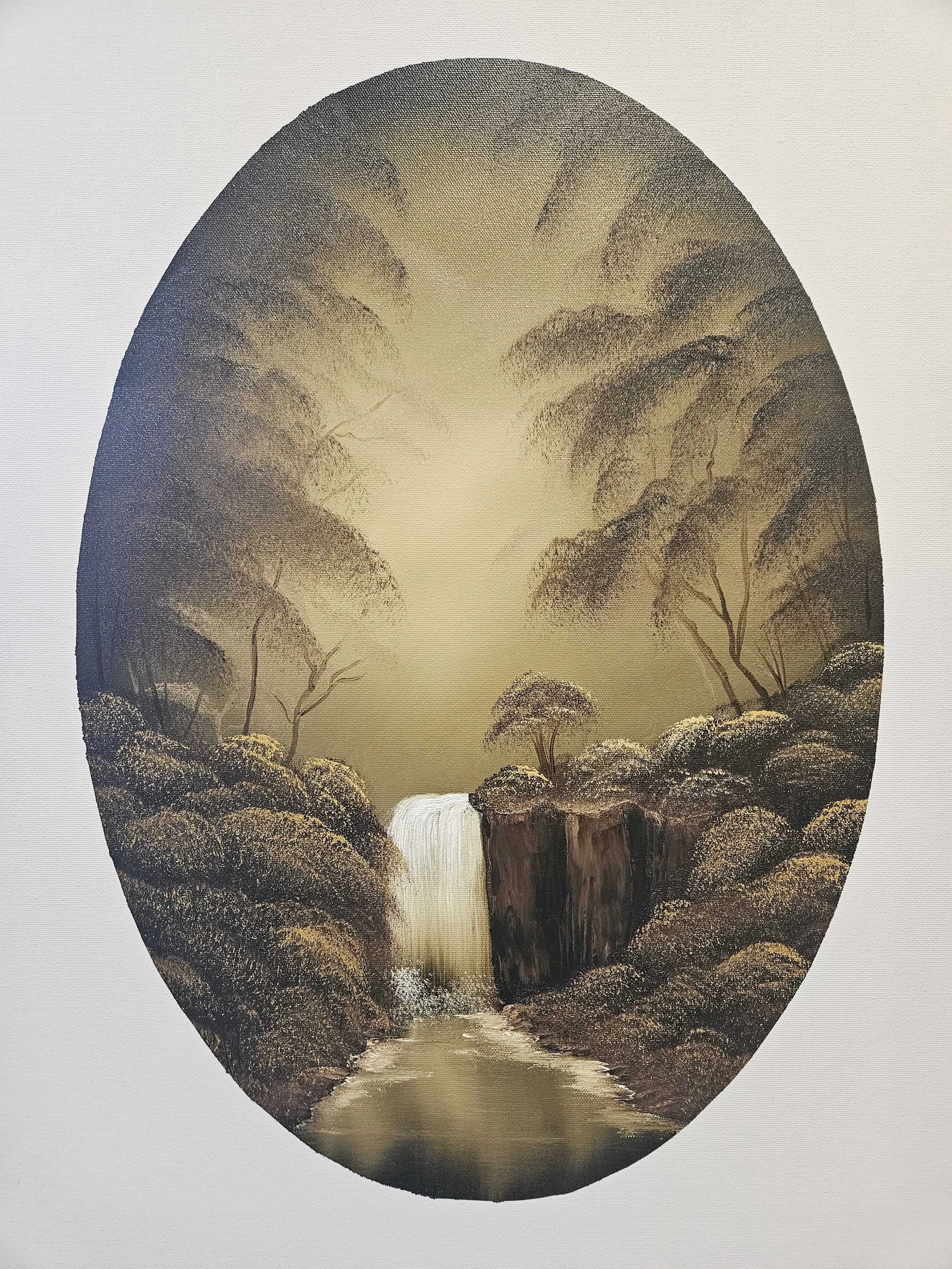 18x24 Oil on Canvas "Shadows in the Forest"