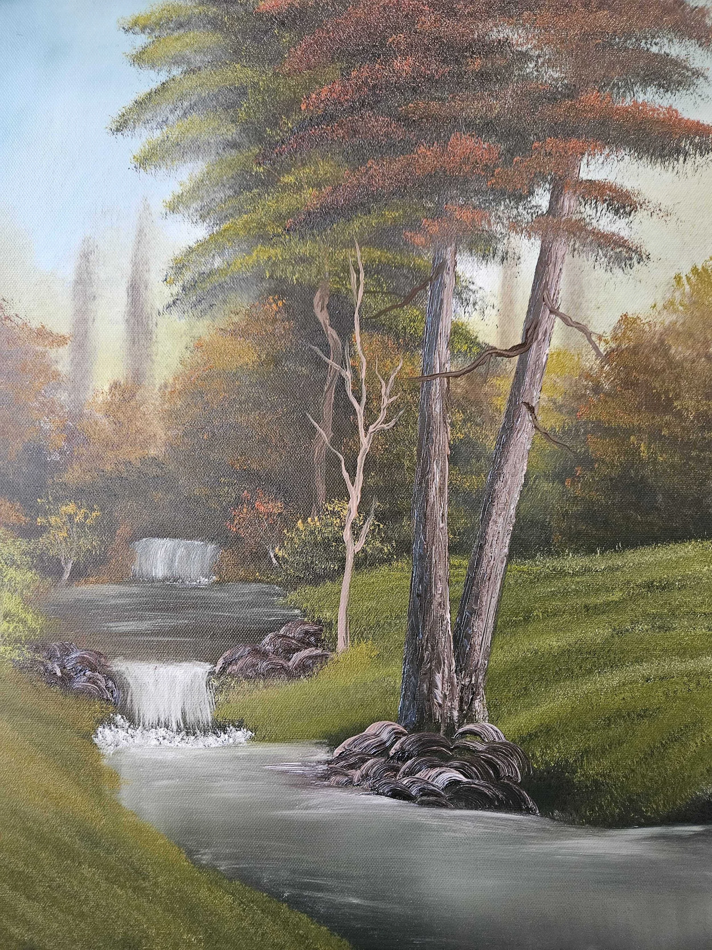 16x20 Oil on Canvas "Peaceful River"