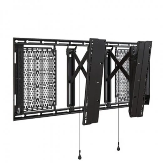 Wandhalterung für einen Fernseher oder Monitor, faltbar und verstellbar, schwarz.