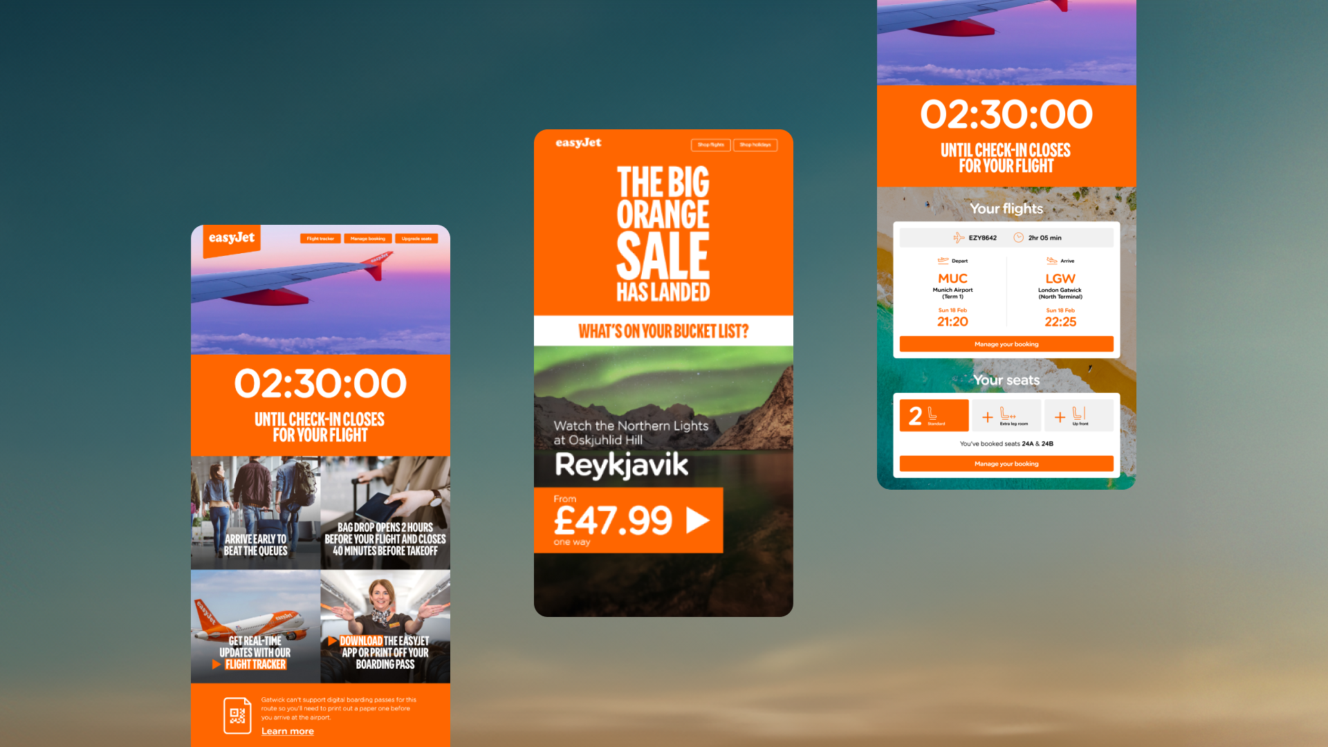 EasyJet // Modular Emails