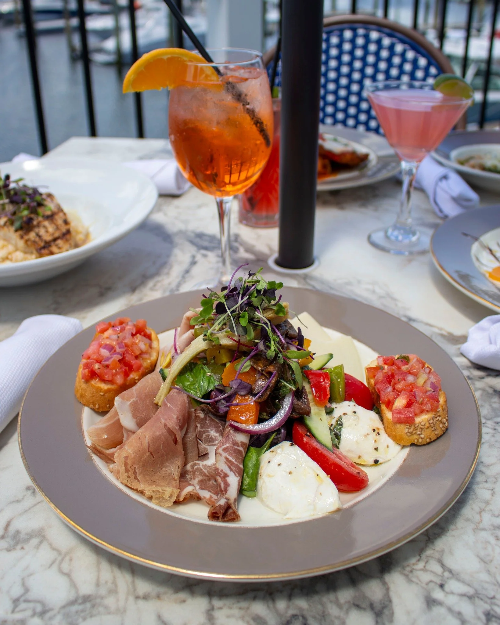 Antipasta Rustica: a little bit of everything, exactly how an Italian table should be.

🍽️Antipasta Rustica &bull; fresh Italian meats &amp; cheeses served with grilled eggplant, artichokes, roasted peppers, tomatoes, olives, &amp; bruschetta
🪩 DJ 
