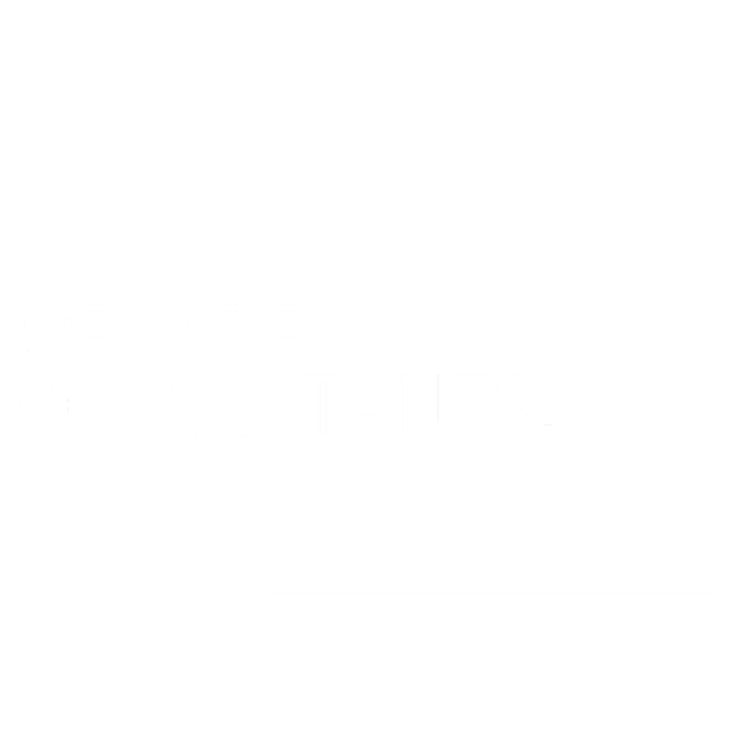 We are Consultants (Copy)