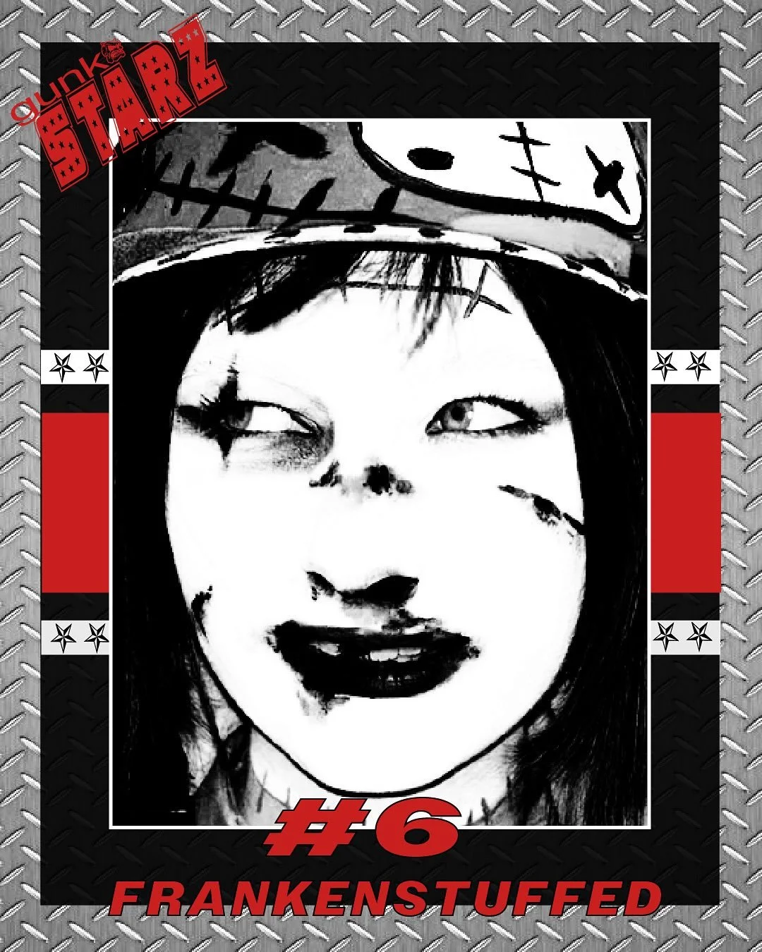 Gunkstar 000006 is the ghoulish @franken.stuffed 🪡

Frankenstuffed is an illustrator/sculptor/clothing designer that  sews together mismatched parts to create the freakiest of creatures. We sat down with the artist to learn all the gunky deetz ⚾️

✯