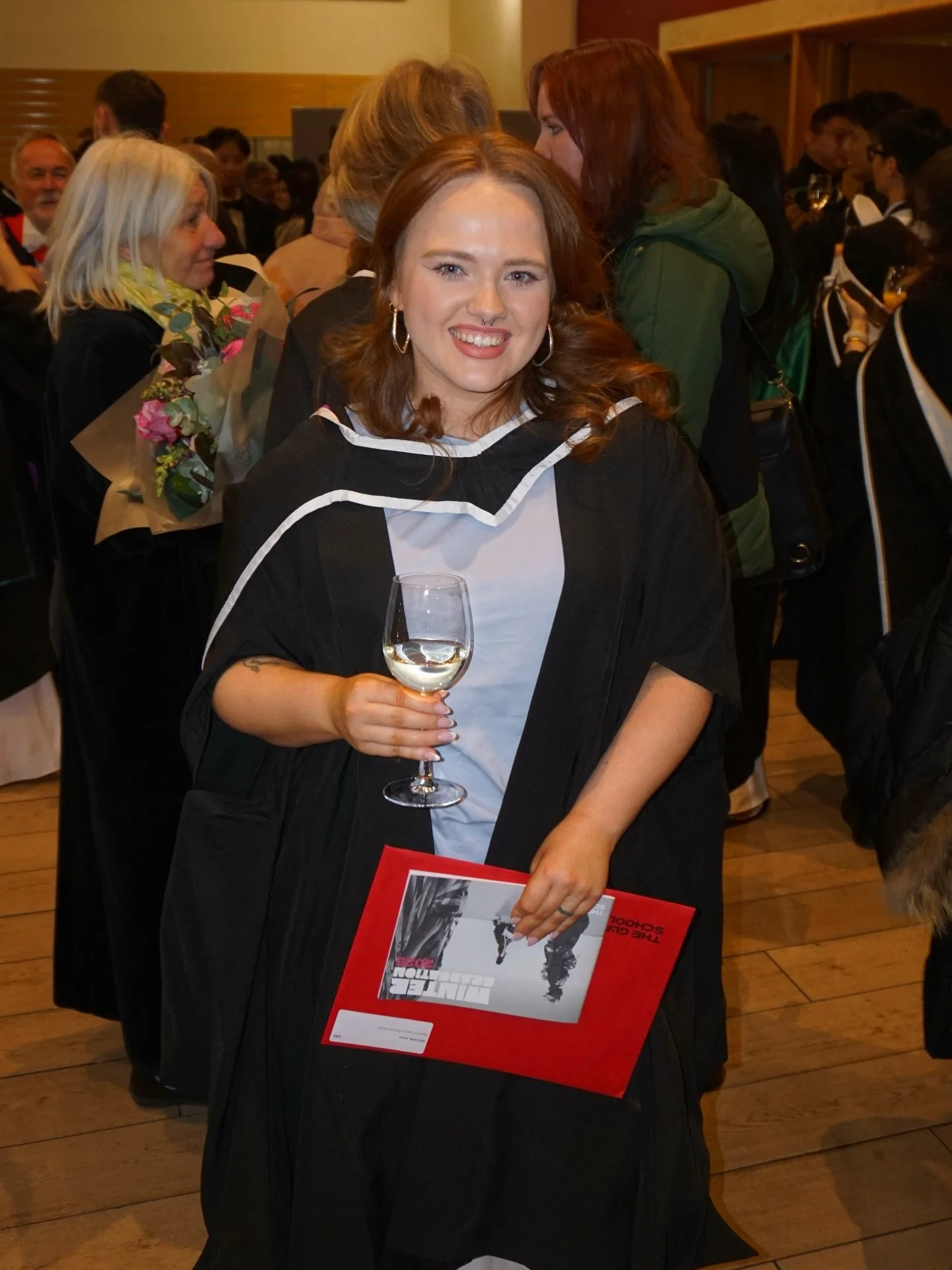 Pleased to say I have GRADUATED !!!! And now have a Master of Letters in Fine Art Practice with Distinction 🤞🤞🤞🤍🤍🤍 cheerio gsa